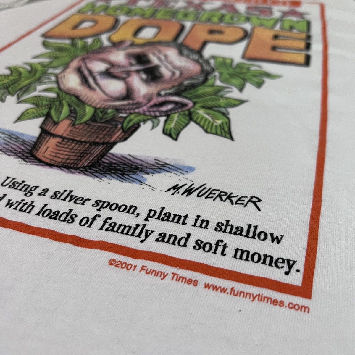 Vintage Vintage Dope Bush Marijuana Cannabis Tee 3XL Oversized Drug Size US XXL / EU 58 / 5 - 3 Thumbnail
