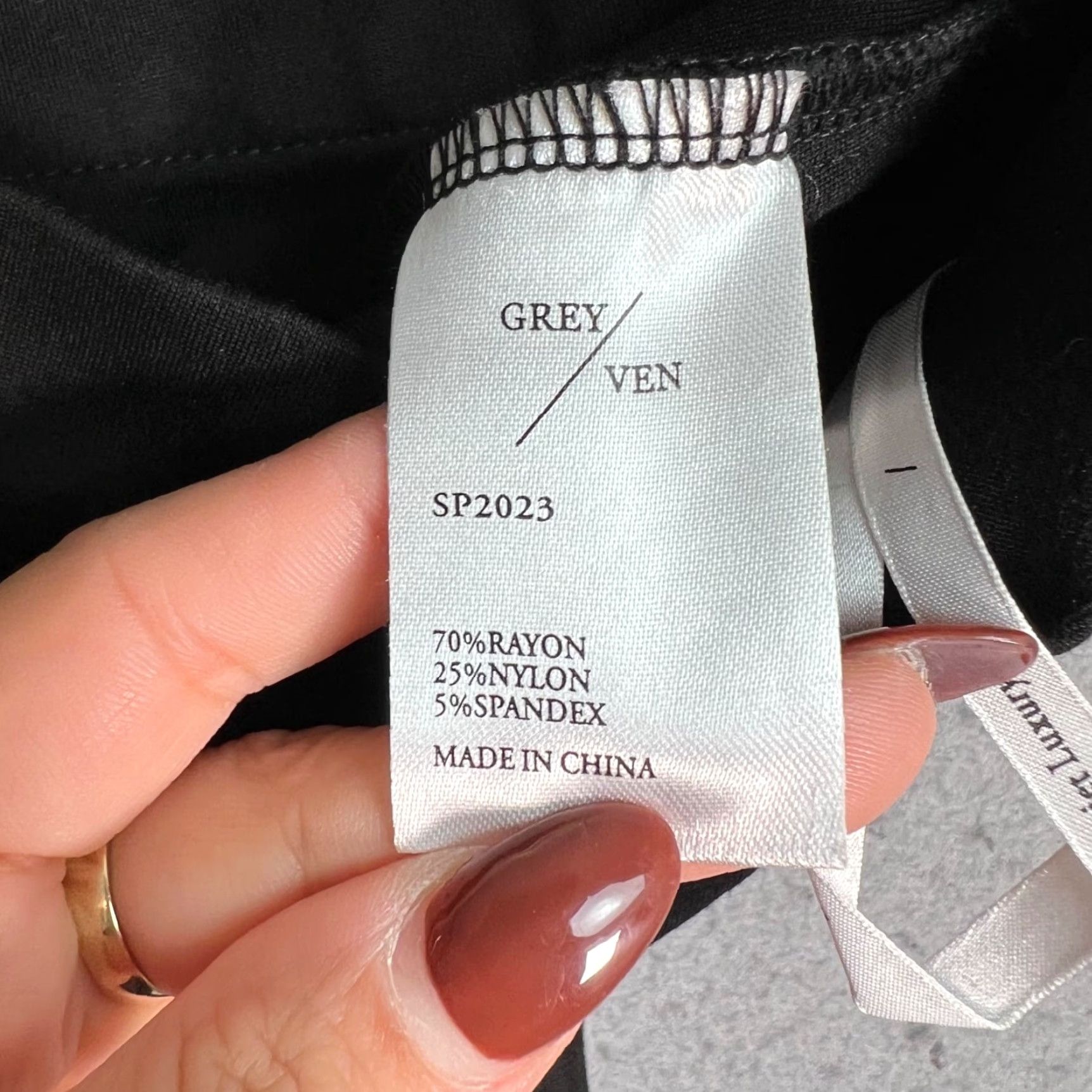 Vintage Grey/Ven Womens XS Black High-Waisted Flared Dress Pants Shirt? Size 26" / US 2 / IT 38 - 5 Thumbnail
