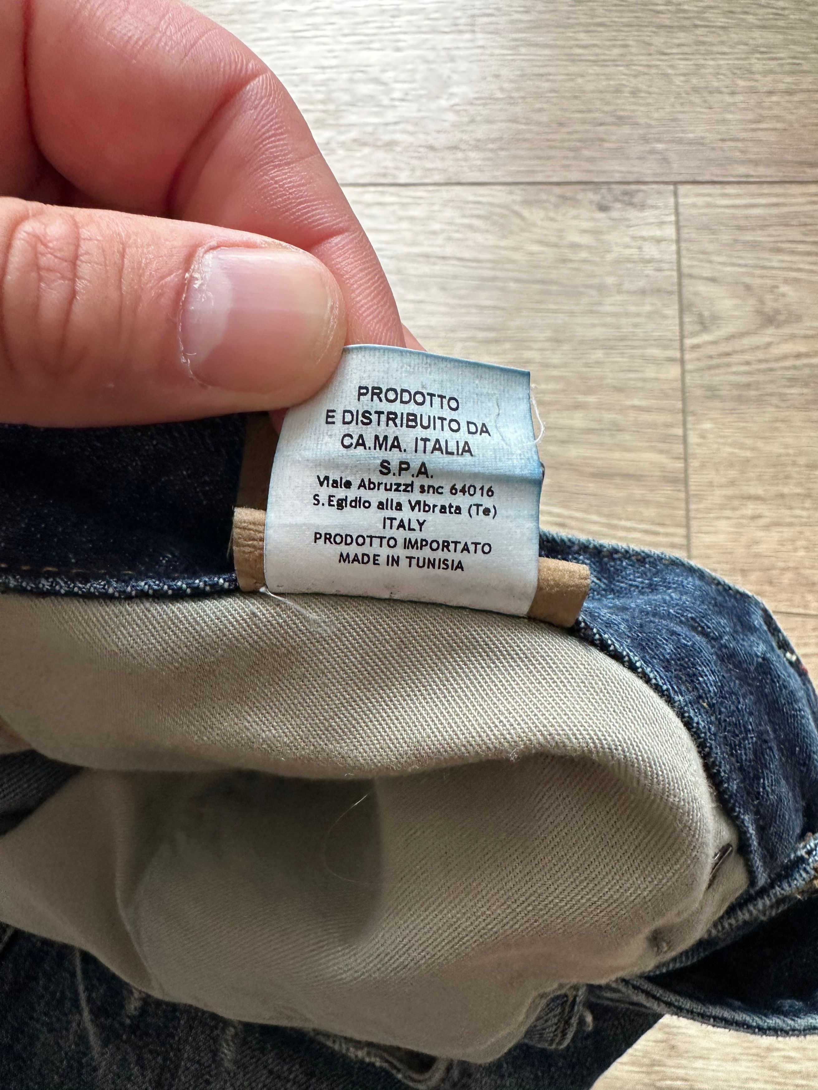Other TELA GENOVA Selvedge Washed denim pants jeans Size US 35 - 15 Thumbnail