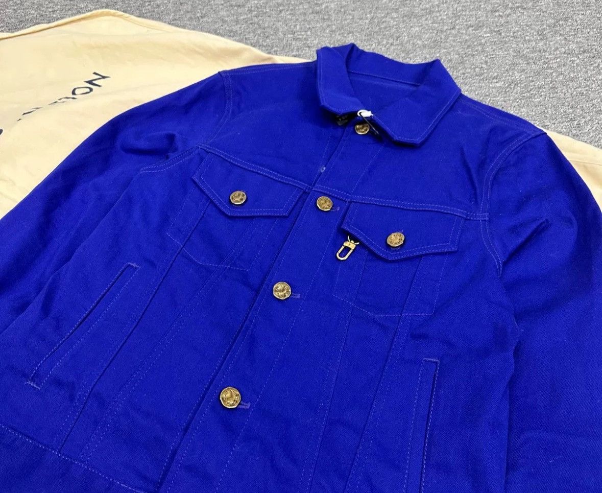Louis Vuitton Louis Vuitton Lv electric blue denim jacket2412-Nextarrow Size US S / EU 44-46 / 1 - 3 Thumbnail