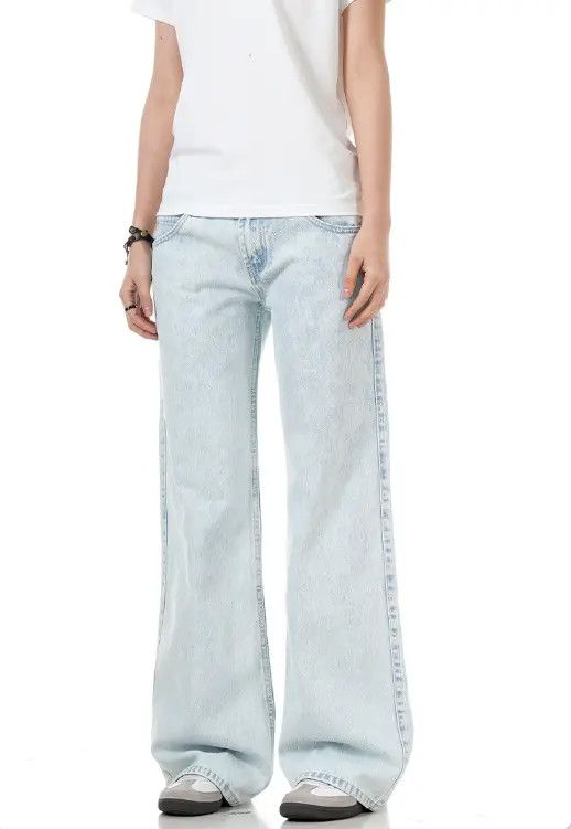 VIBE American retro light blue men's cleanfit jeans Size US 32 / EU 48 - 2 Thumbnail
