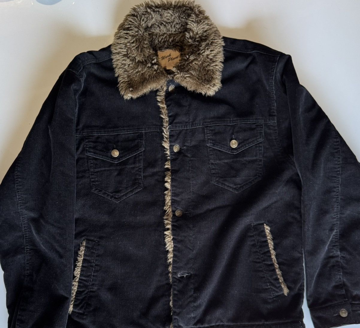 Japanese Brand Japanese Work Plant Corduroy Trucker Jacket Size US L / EU 52-54 / 3 - 1 Thumbnail