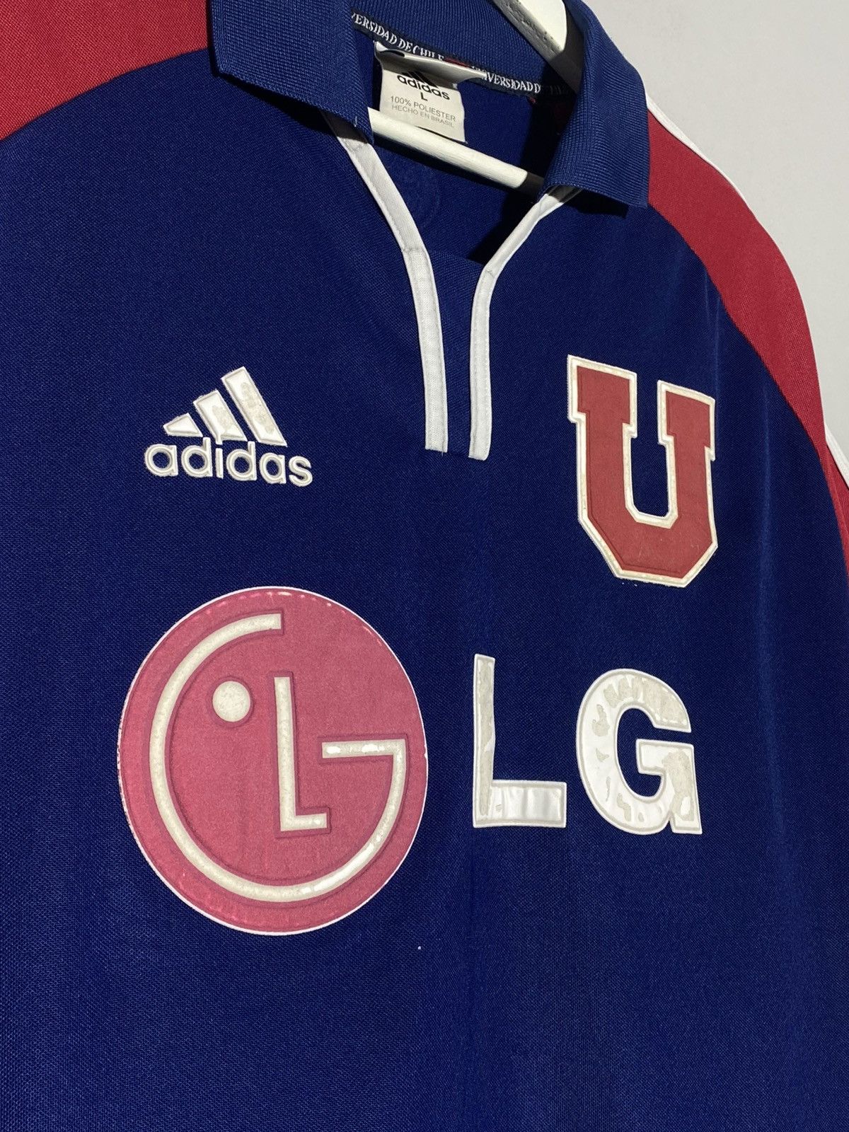 Adidas Adidas Universidad de Chile 2001/02 Home Football Shirt Size US L / EU 52-54 / 3 - 4 Thumbnail