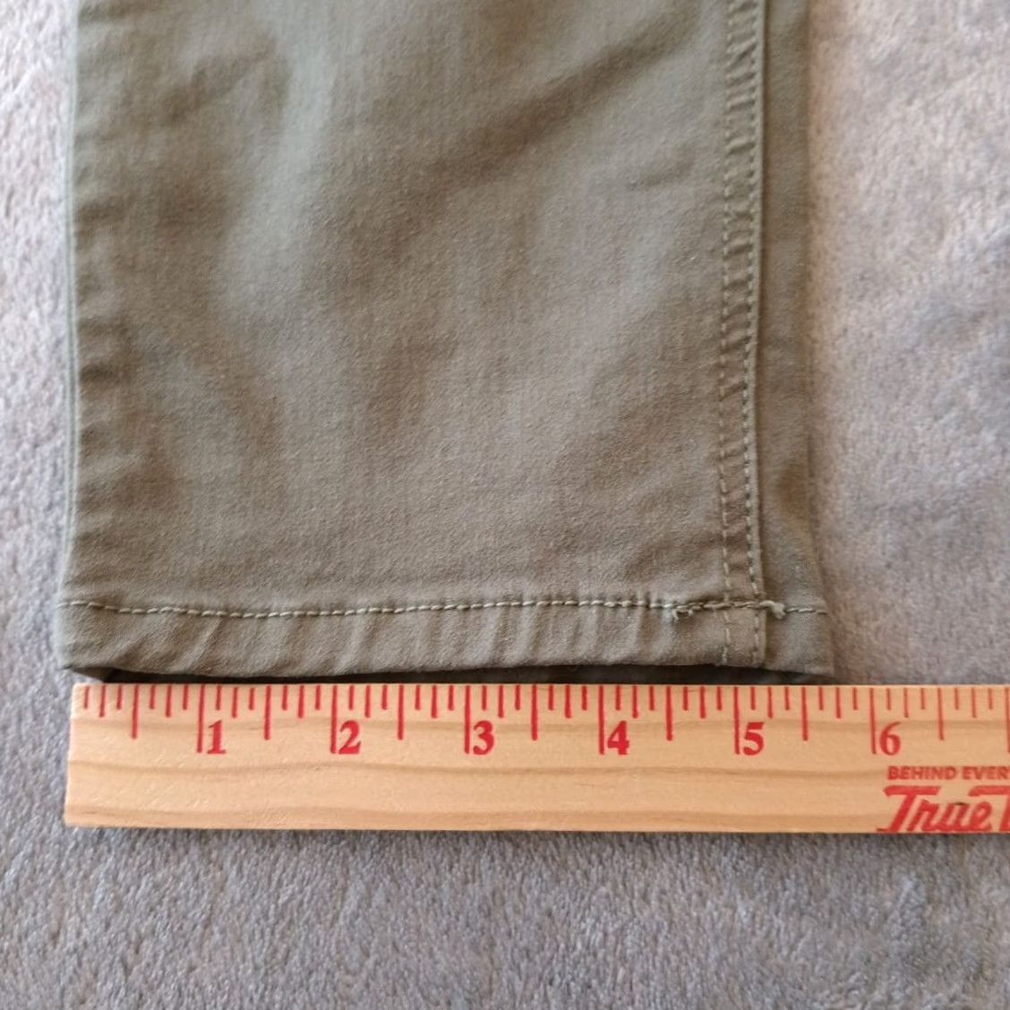 Vintage Maurices Ankle Pants Womens XL Short Green Stretch 34x26 Mid Rise Shirt? Size 40" / US 18 - 6 Thumbnail