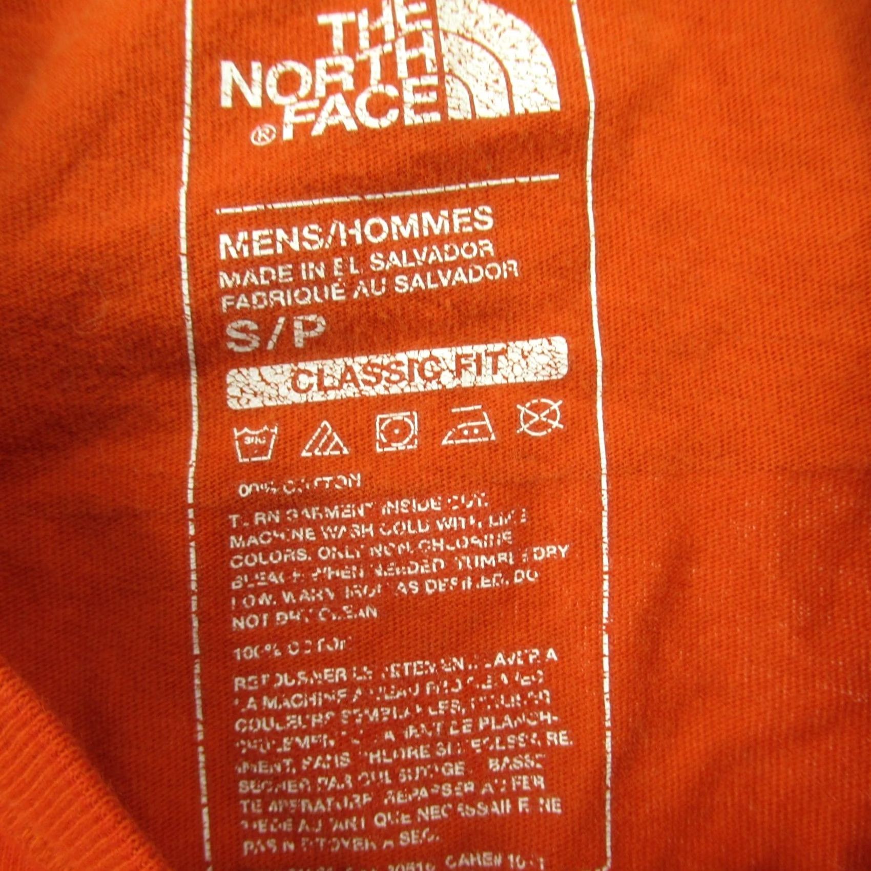 The North Face The North Face Sweater Mens Small Long Sleeve Pullover Orange Crew Neck Classic Fit Size US S / EU 44-46 / 1 - 4 Thumbnail
