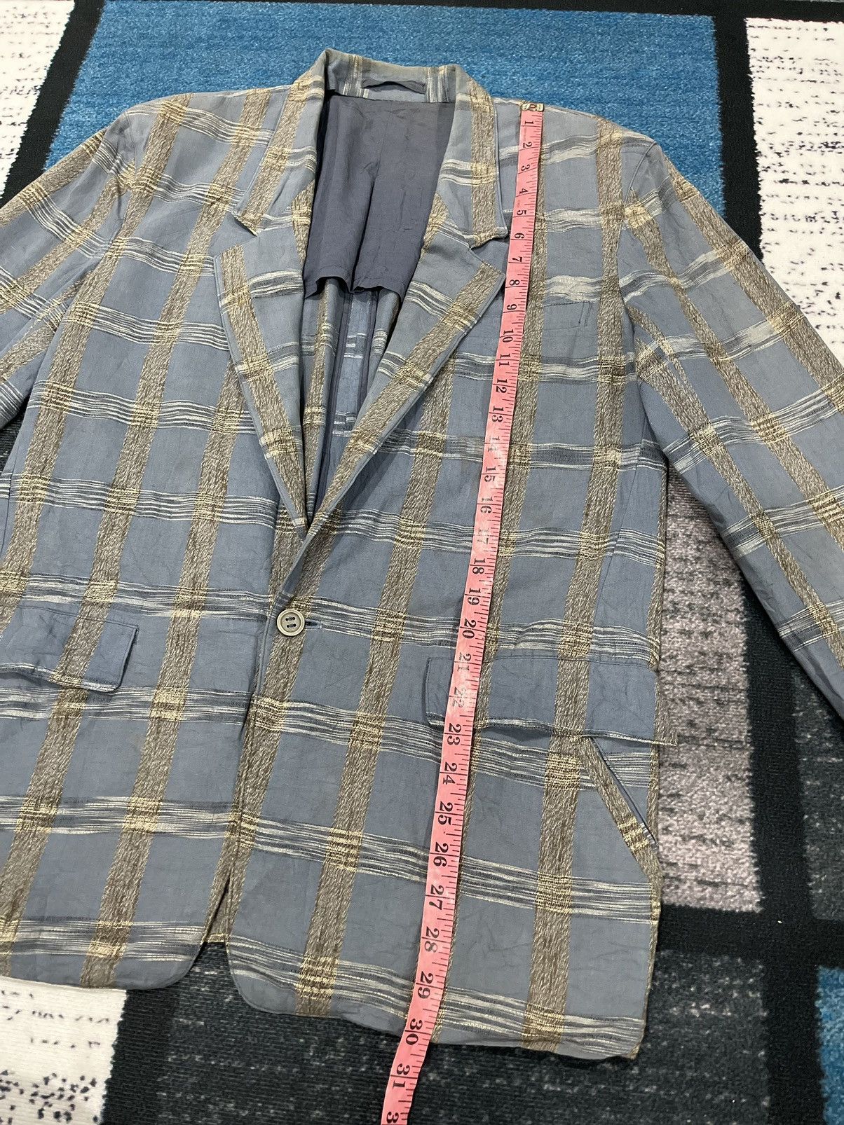 Vintage VINTAGE ISSEY MIYAKE TARTAN COAT JACKET Size US M / EU 48-50 / 2 - 14 Thumbnail