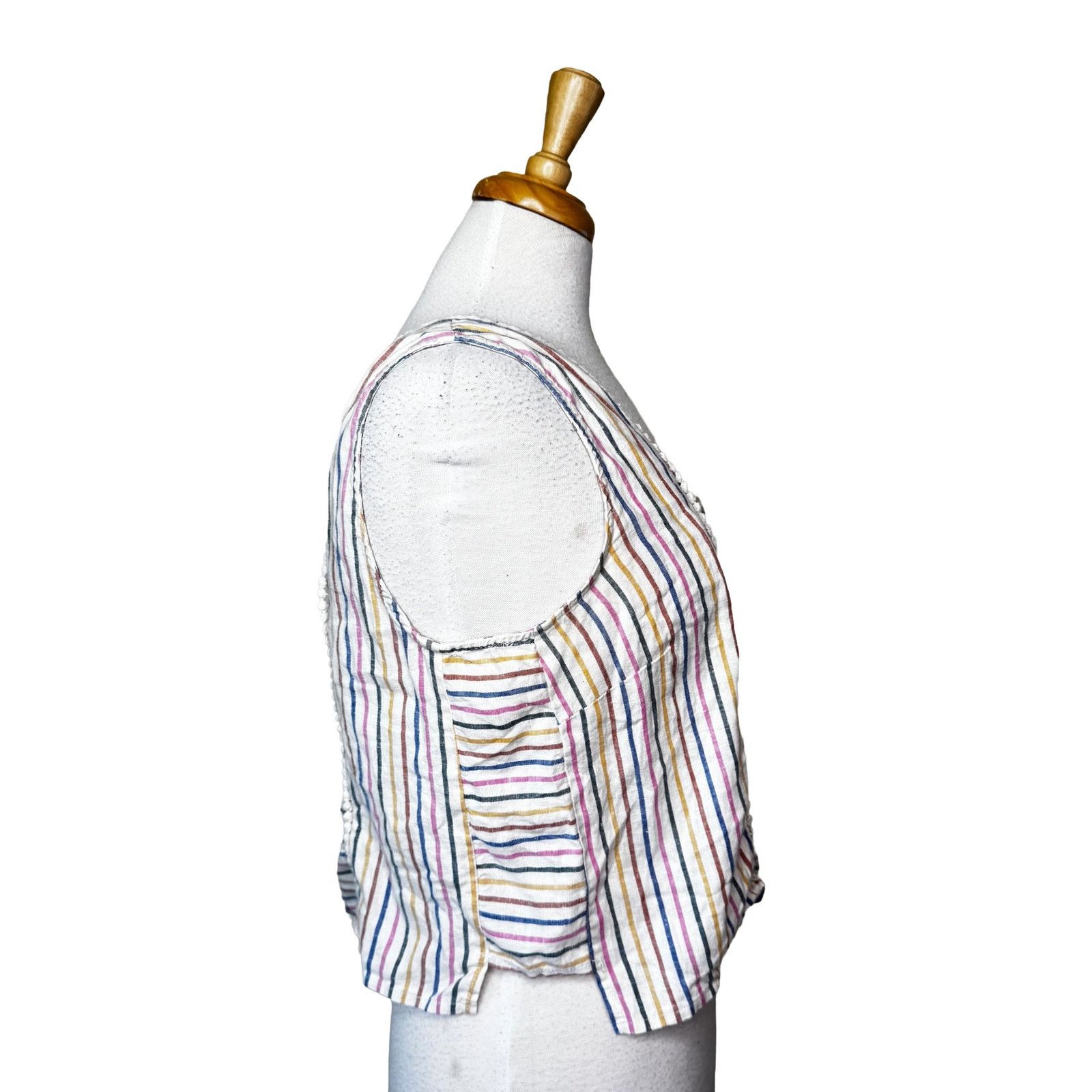Marine Layer MARINE LAYER Striped Tank Top & Belted Pants Multicolor Med Size 28" / US 6 / IT 42 - 5 Thumbnail