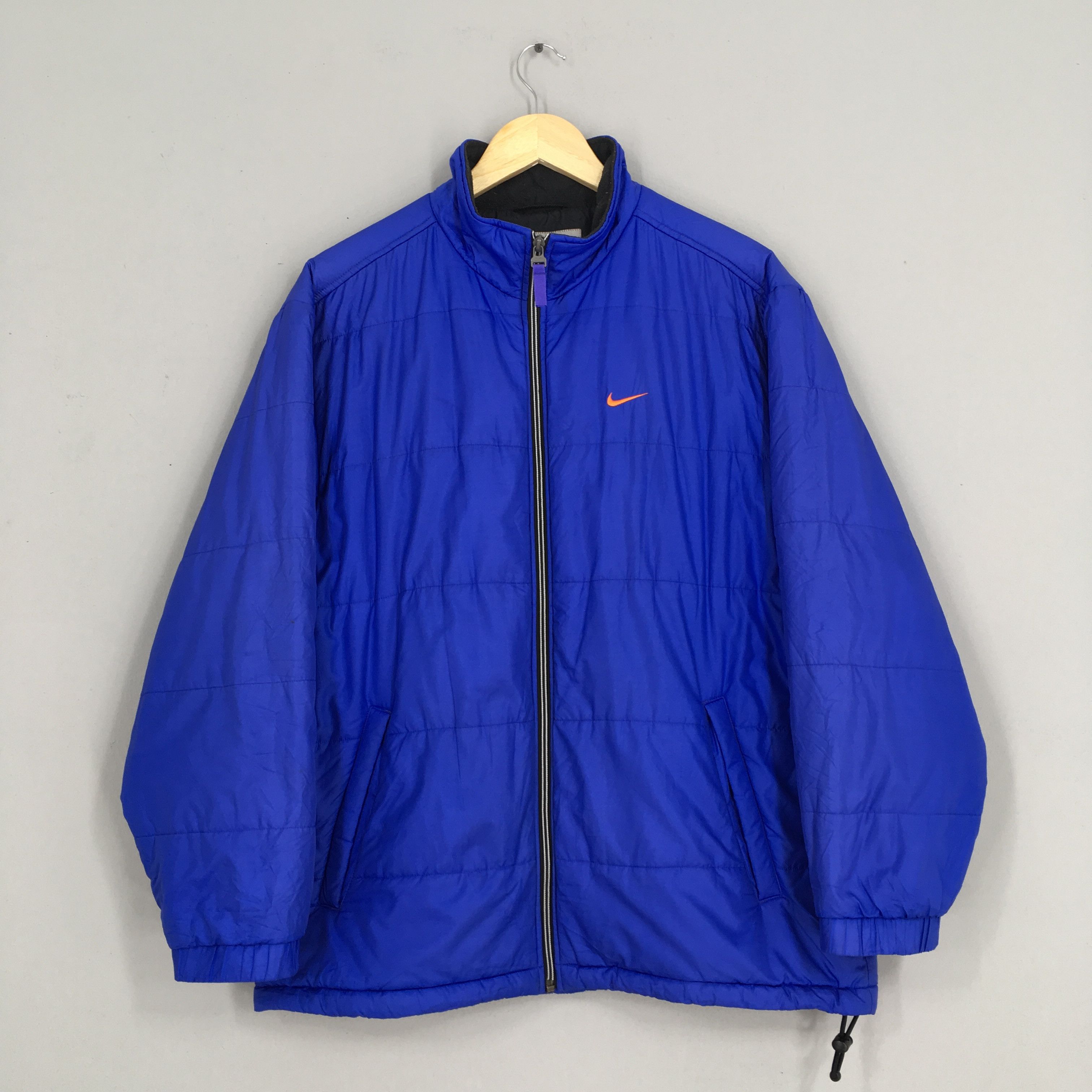 image of 90's Nike Windbreaker Medium Jacket Nike Swoosh in Blue, Men's