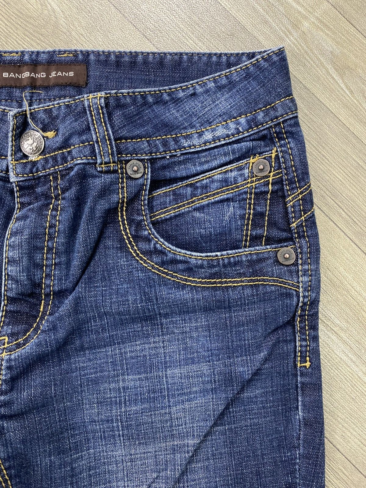 If Six Was Nine 2000s Bangbang Flared Jeans Faded Kmrii Lgb Punk Style Y2K Size US 28 / EU 44 - 8 Thumbnail