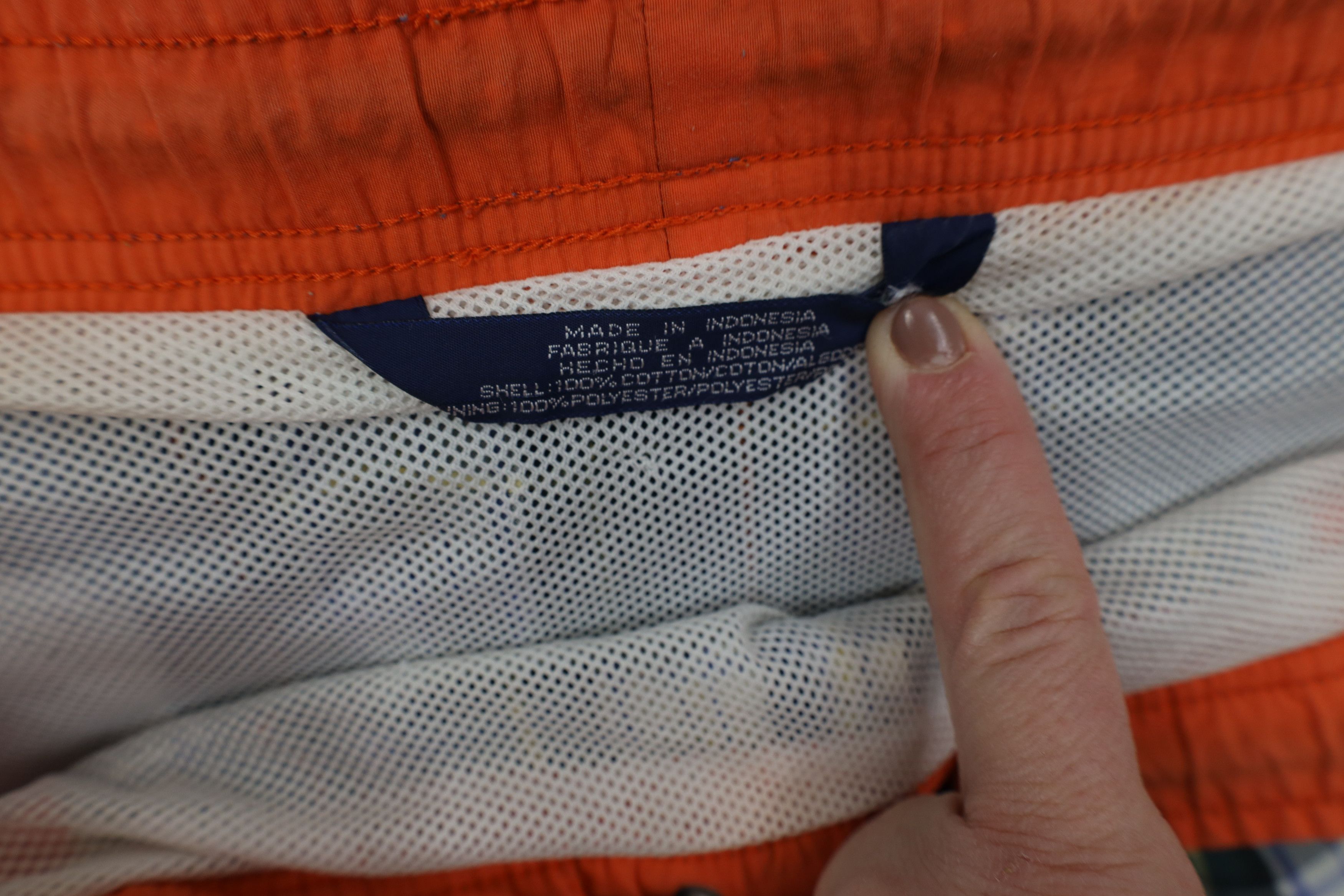 Tommy Hilfiger AS IS Vintage 90s Tommy Hilfiger Lined Shorts Swim Trunks Size US 38 / EU 54 - 7 Thumbnail