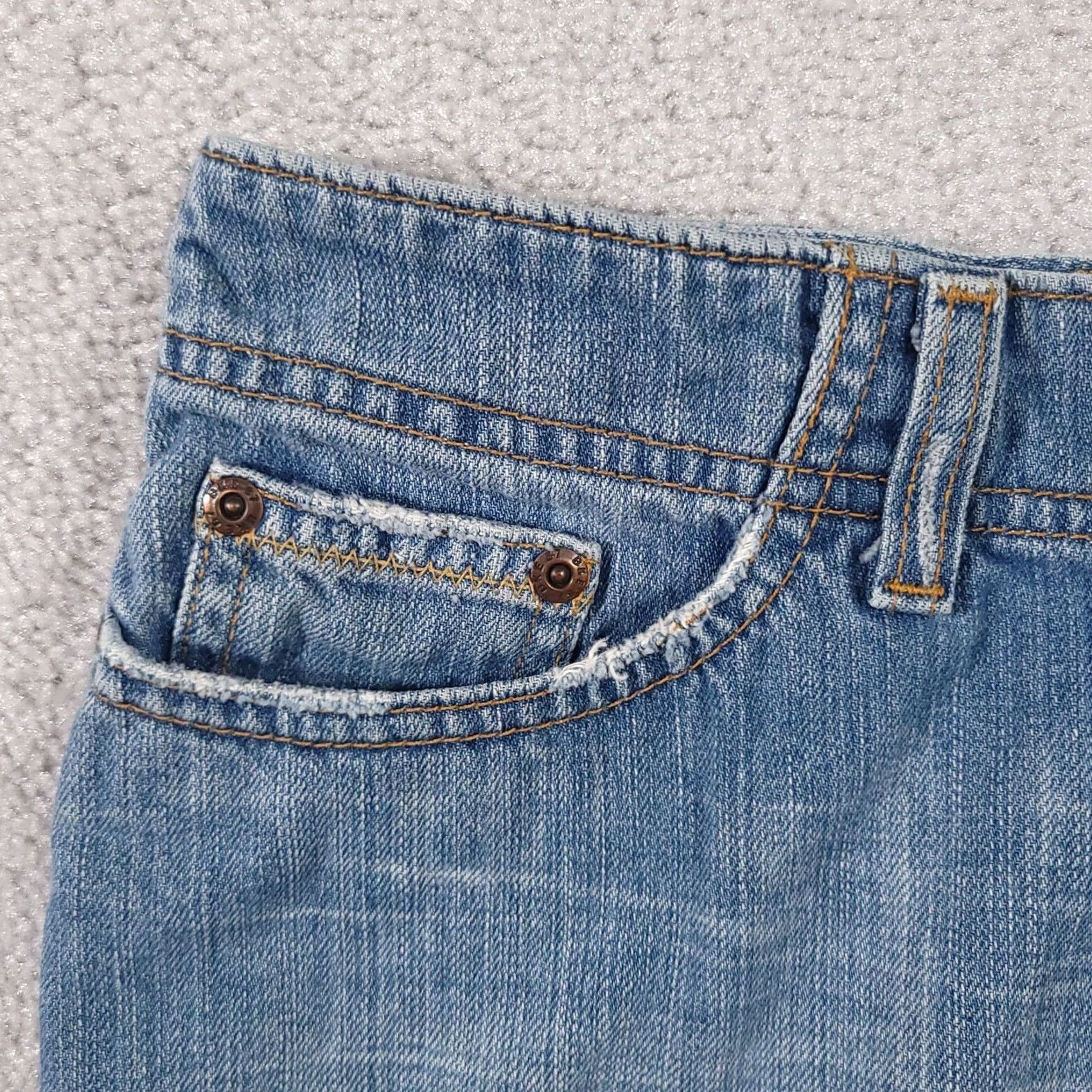 BKE Buckle BKE Denim Skirt Women's Size 27 Harbor Jean Skirt BKL131 Mini Distressed Skirt Women Girls Mens? Size 27" / US 4 / IT 40 - 4 Thumbnail