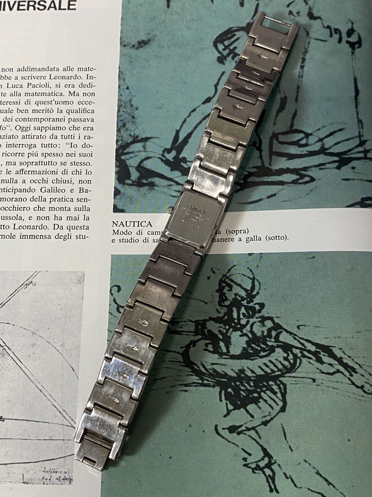 Japanese Brand VINTAGE OMAX SILVER BRACELET WATCH CYBERPUNK Y2K FUTURISTIC Size ONE SIZE - 4 Thumbnail