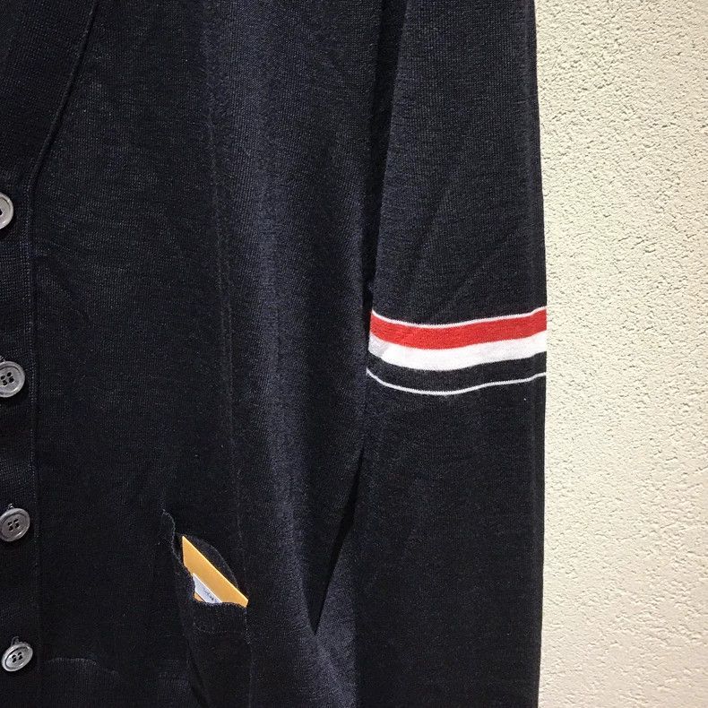 Thom Browne Thom Browne Blue wool sweater Size US XL / EU 56 / 4 - 3 Thumbnail