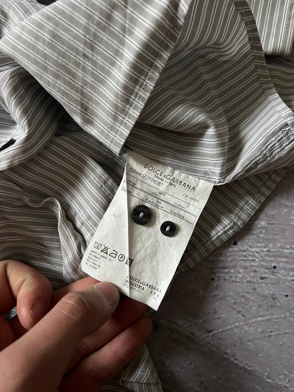Dolce & Gabbana Dolce & Gabbana men's striped shirt, size 40/15 3/4 Size US M / EU 48-50 / 2 - 8 Thumbnail