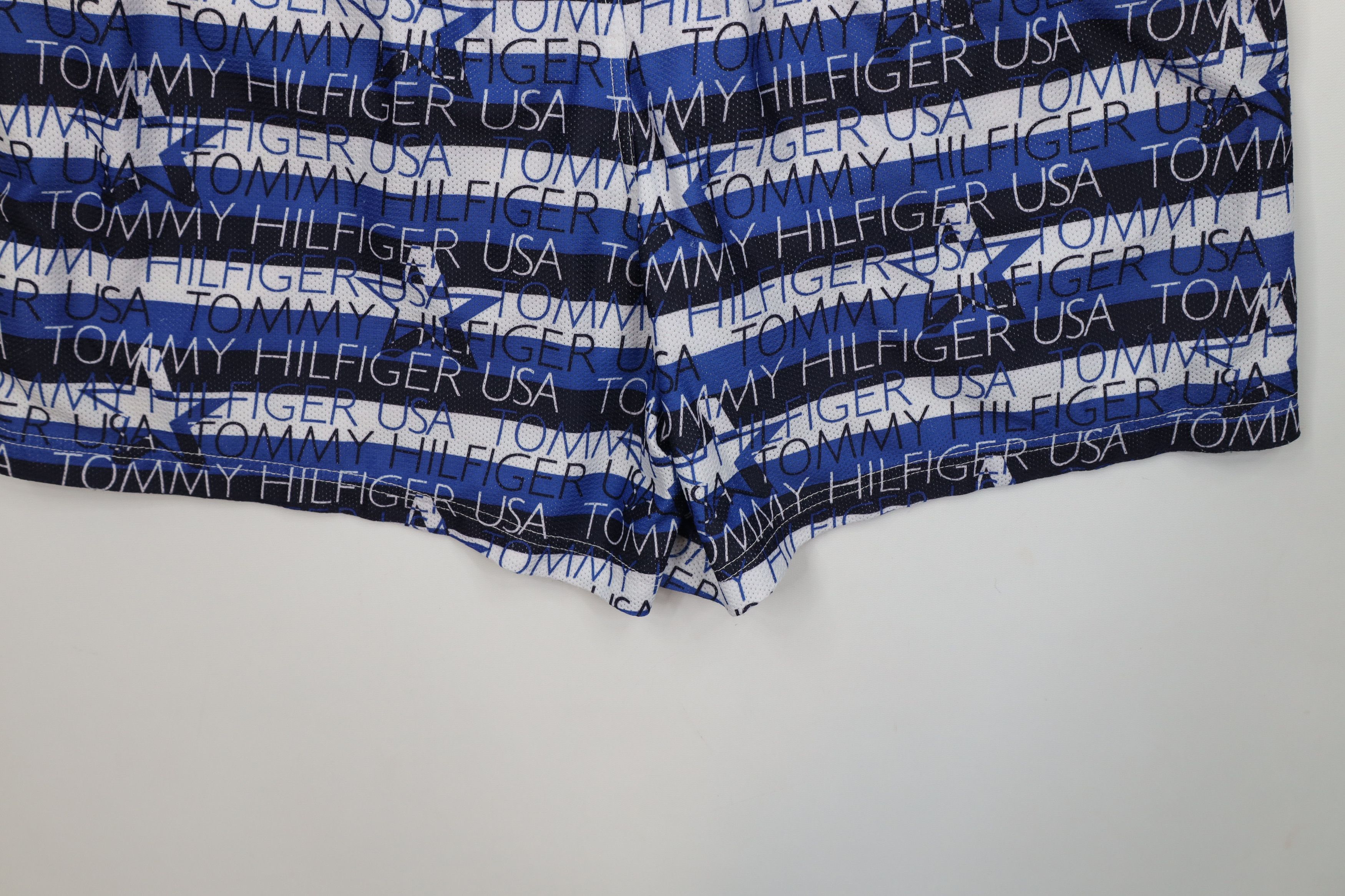 Tommy Hilfiger Vintage 90s Tommy Hilfiger Stars Striped Lined Shorts Trunks Size US 38 / EU 54 - 13 Thumbnail