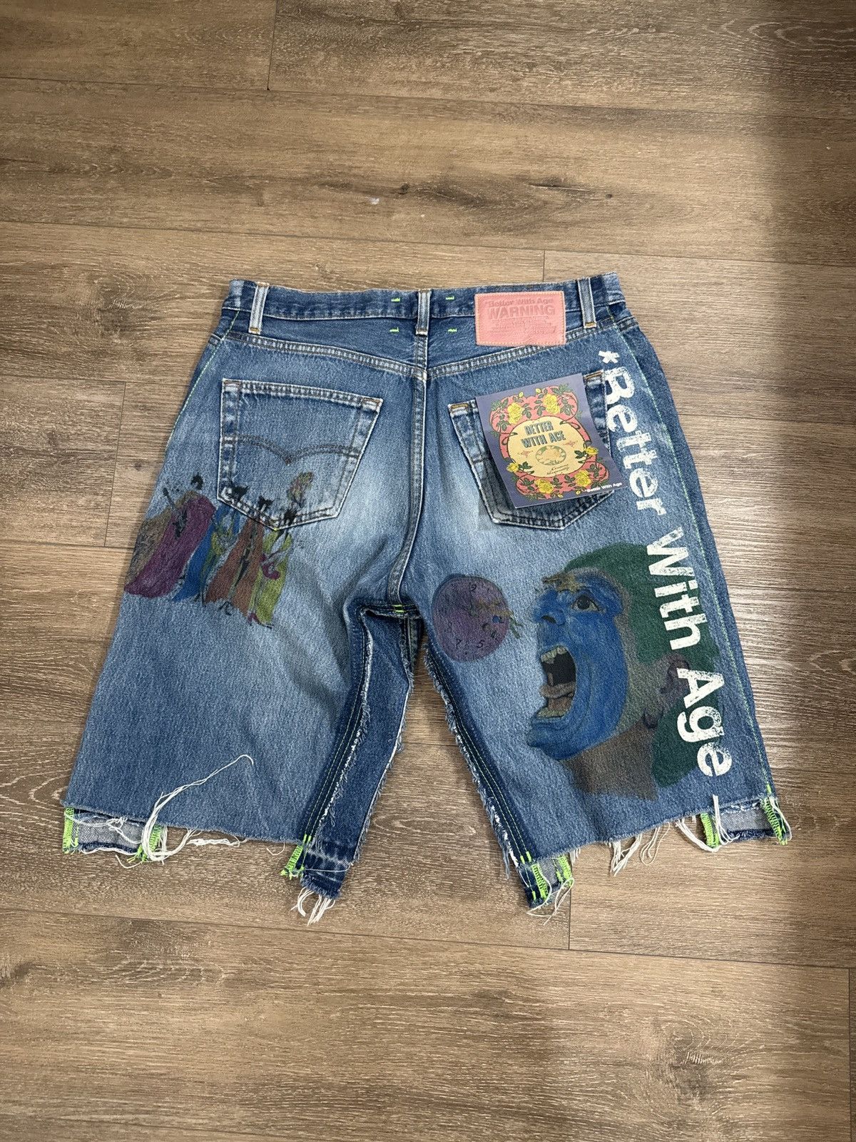 Better With Age Better With Age Harrison Denim Shorts Size US 34 / EU 50 - 2 Thumbnail
