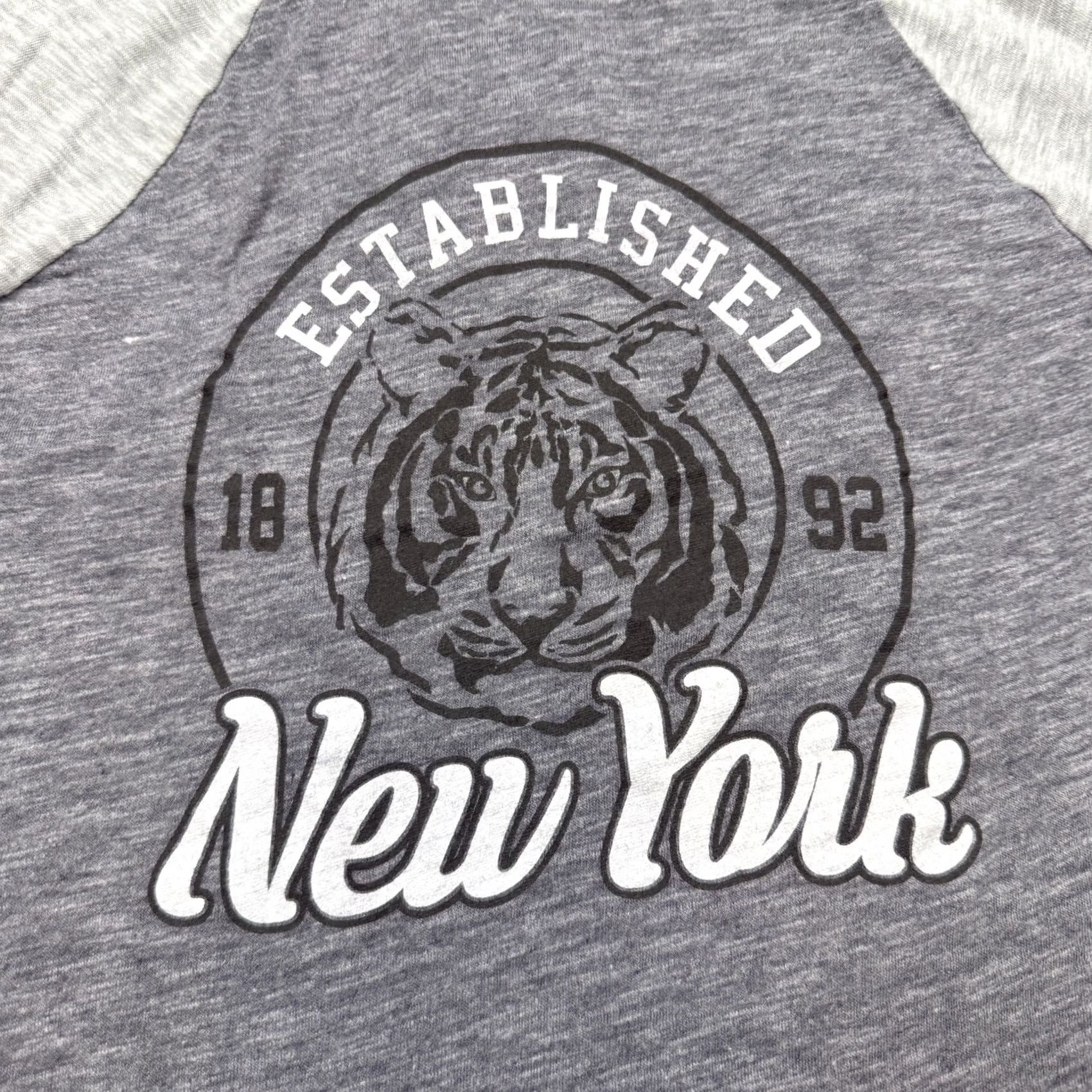 Abercrombie & Fitch Abercrombie & Fitch Henley Raglan T Shirt Women's M Gray Casual Shirt Size M / US 6-8 / IT 42-44 - 2 Thumbnail