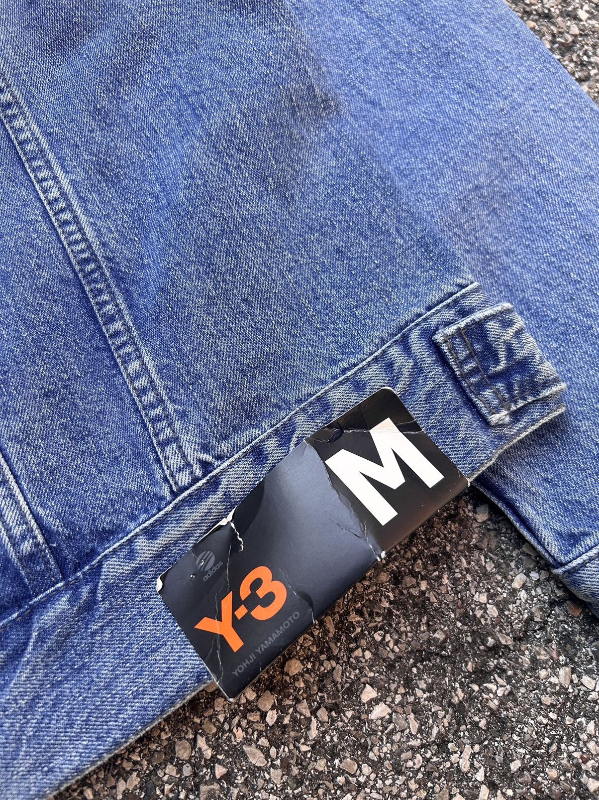 Yohji Yamamoto Sample Y-3 adidas Yohji Yamamoto vintage denim jacket Size US M / EU 48-50 / 2 - 13 Thumbnail