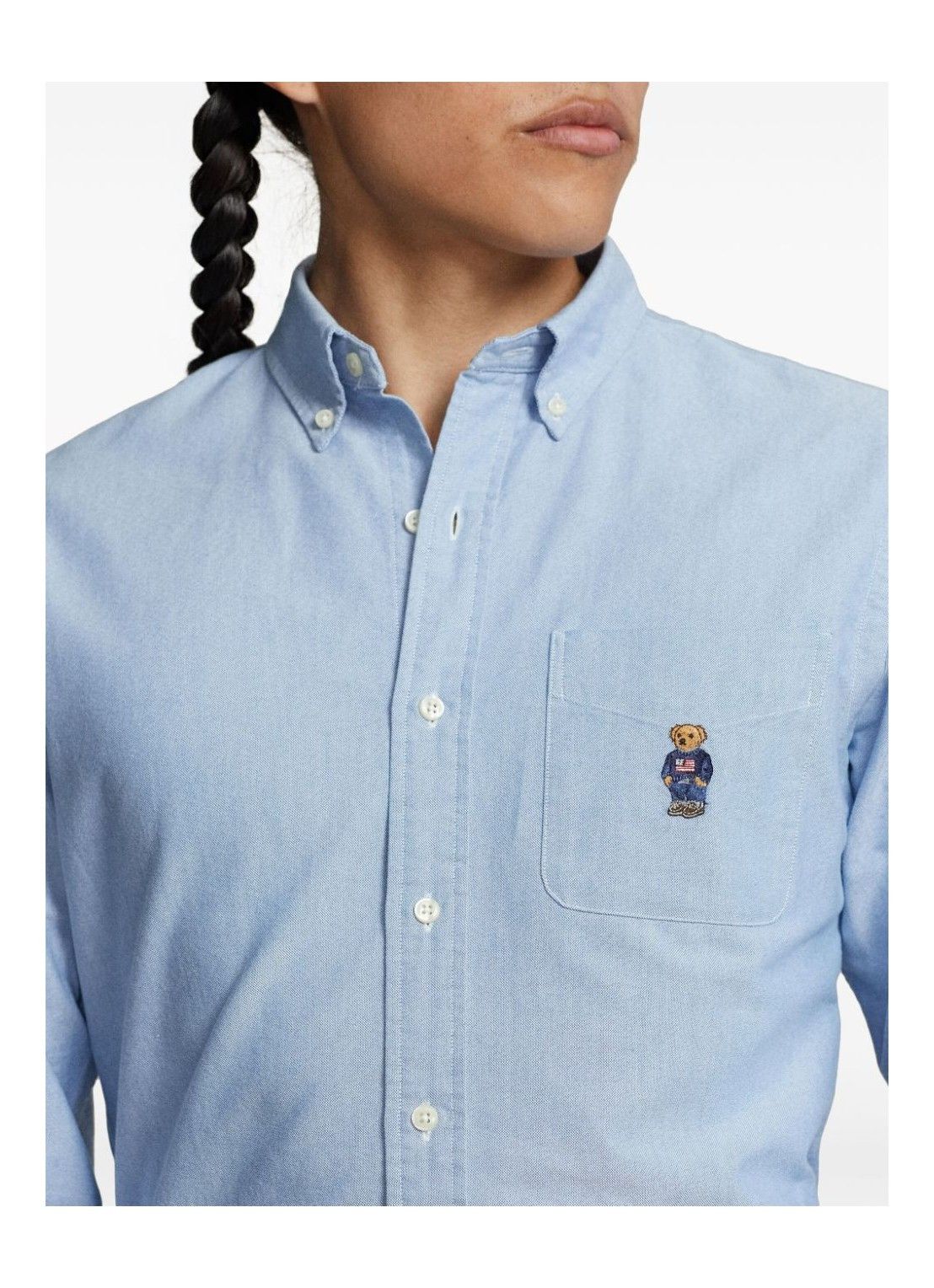 Polo Ralph Lauren o1s22i1n0125 Cotton Shirt in Light Blue Size US M / EU 48-50 / 2 - 5 Thumbnail
