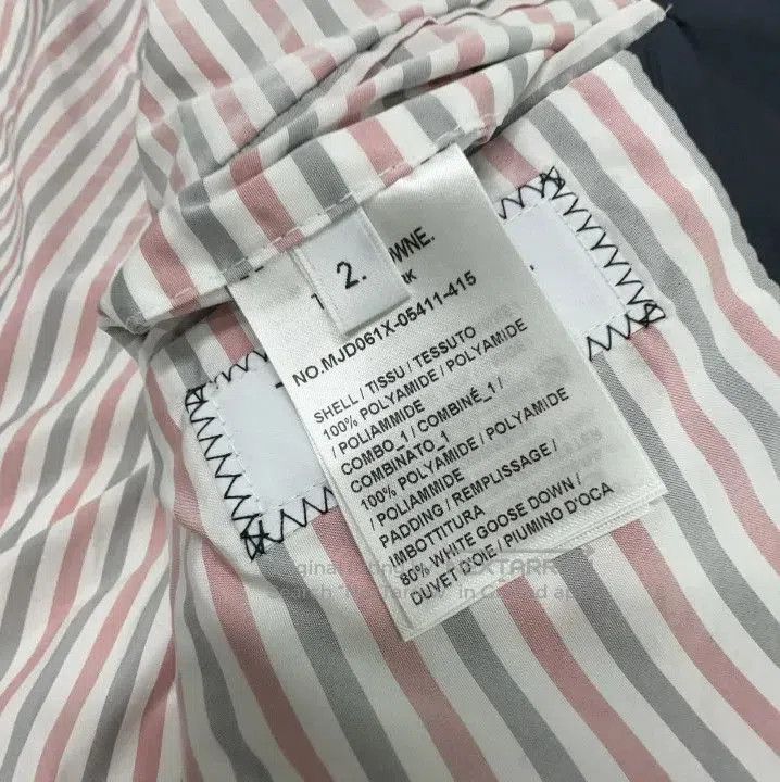 Thom Browne Thom Browne Striped Hooded Down Jacket for Men. Size US S / EU 44-46 / 1 - 4 Thumbnail