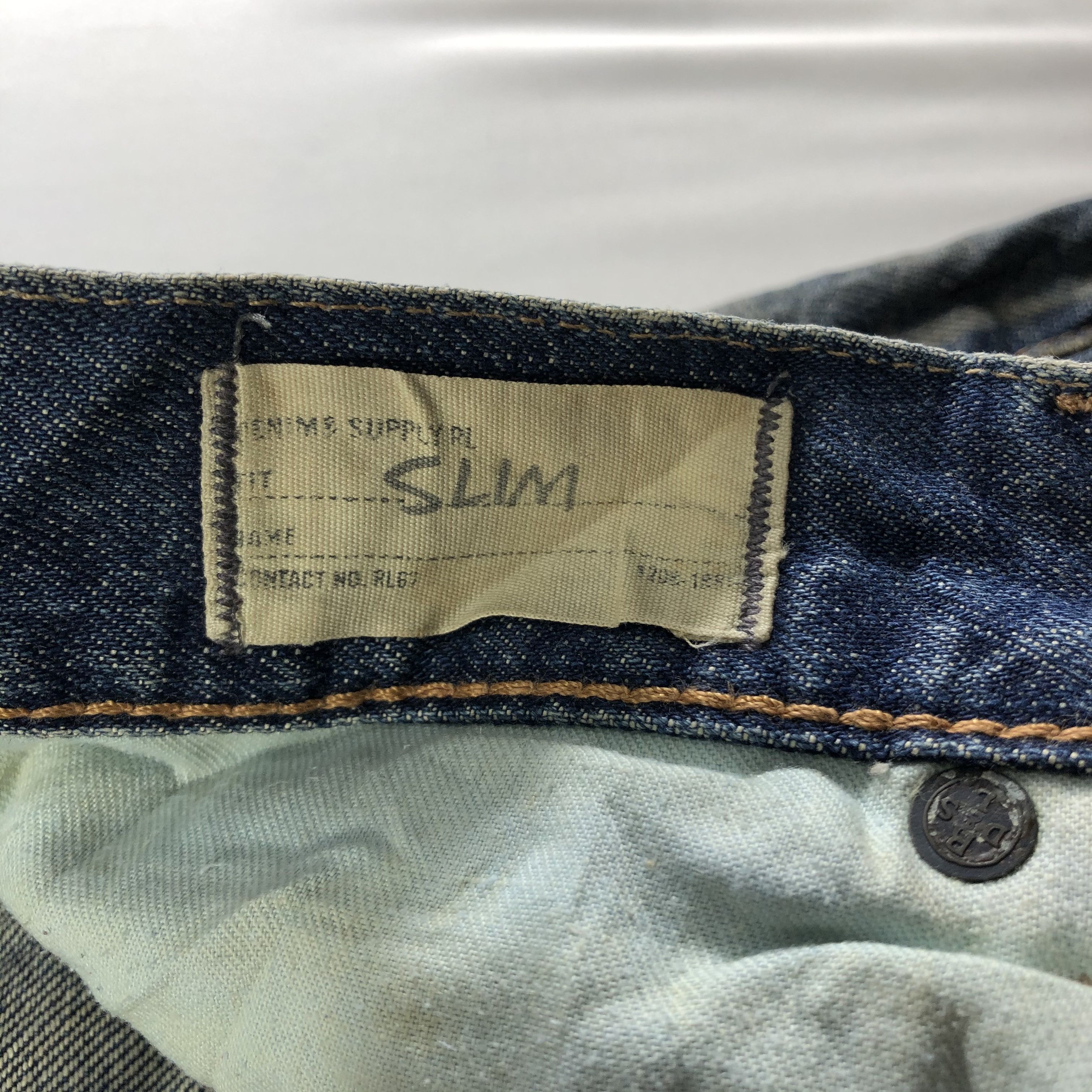 Denim & Supply Ralph Lauren Vintage Denim And Supply Ralph Lauren Selvedge Jeans-JM3709 Size US 37 - 12 Thumbnail