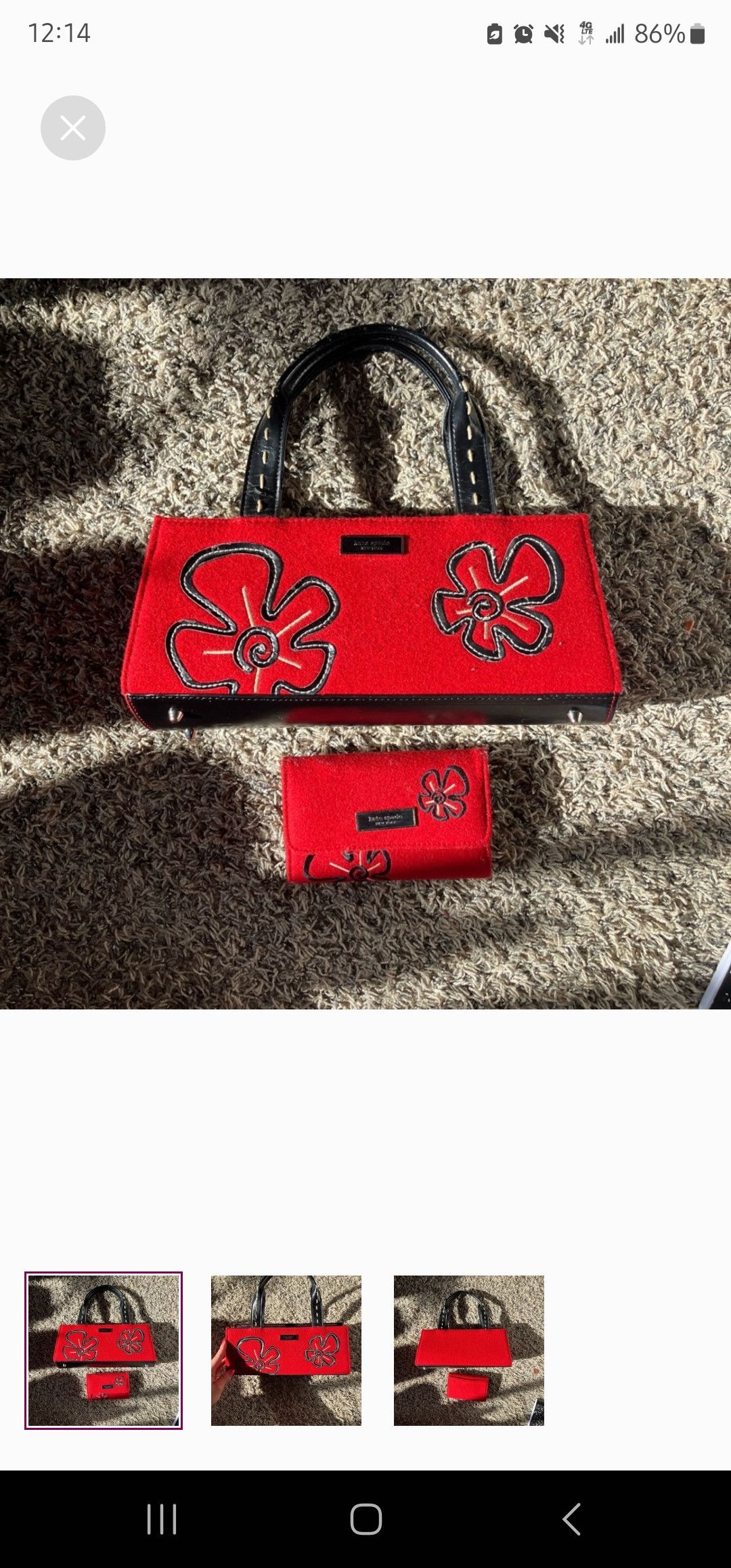 image of Red Vintage Kate Spade Set, Women's