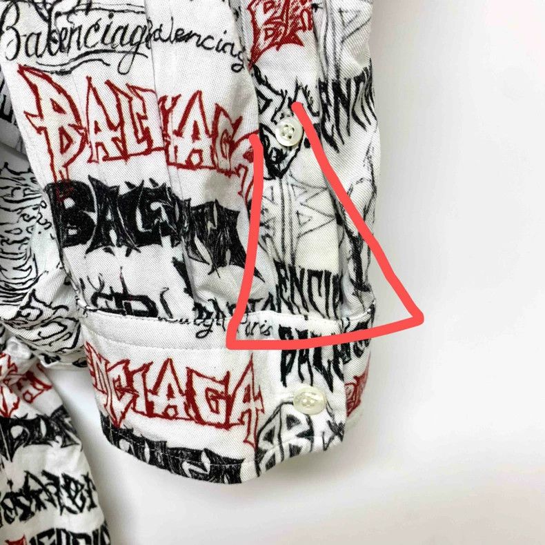 Balenciaga Balenciaga size 37 Letter print shirt Size US M / EU 48-50 / 2 - 8 Thumbnail