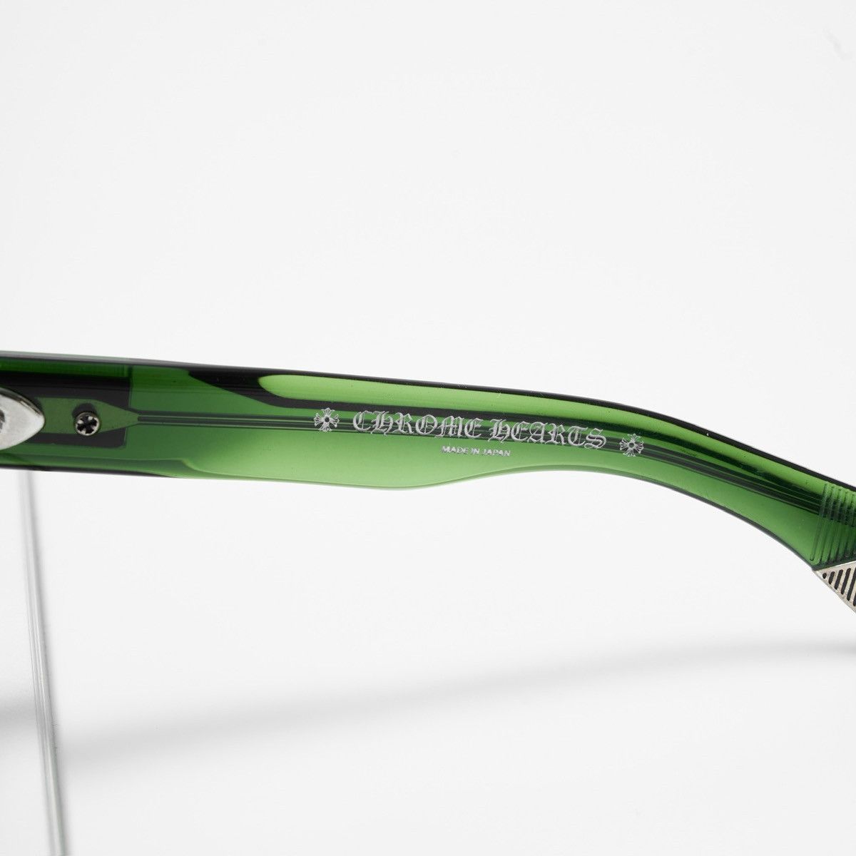 Chrome Hearts CHROME HEARTS SLUSS BUSSIN II DARK OLIVE SUNGLASSES Size ONE SIZE - 4 Thumbnail