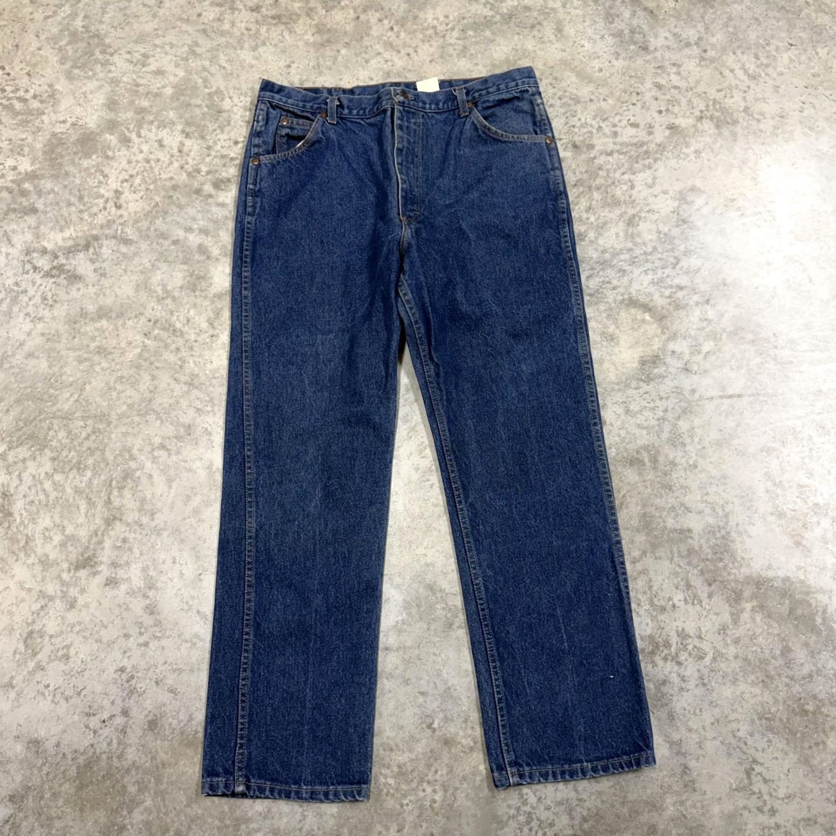 Vintage VINTAGE Roebucks Jeans Mens 38x30 Blue Medium Wash Regular Straight USA 80s Size US 38 / EU 54 - 4 Thumbnail