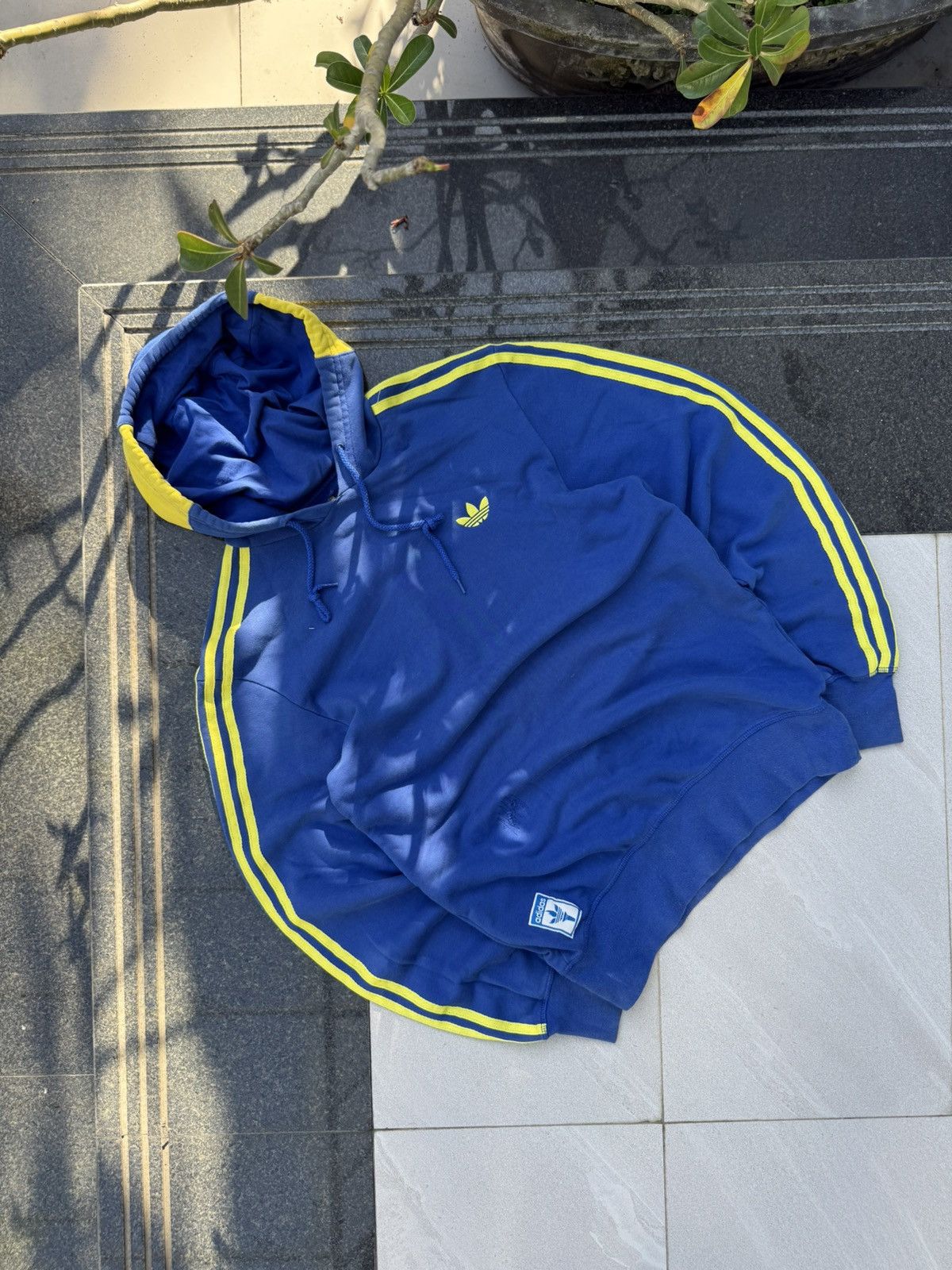 Adidas 90’s ADIDAS BRAZIL RARE MULTI LOGO RETRO VINTAGE HOODIE Size US M / EU 48-50 / 2 - 2 Thumbnail
