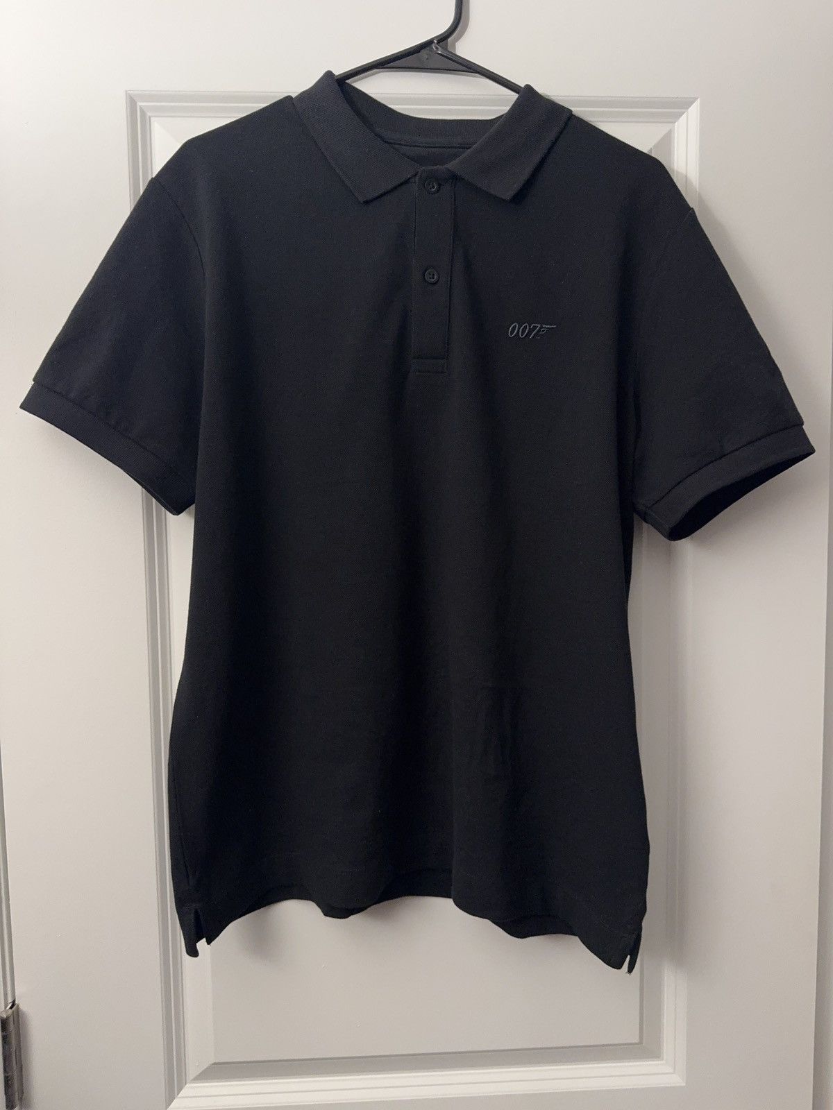 Other JAMES BOND 007 EMBROIDERED COTTON POLO SHIRT - BLACK SIZE L Size US L / EU 52-54 / 3 - 6 Thumbnail
