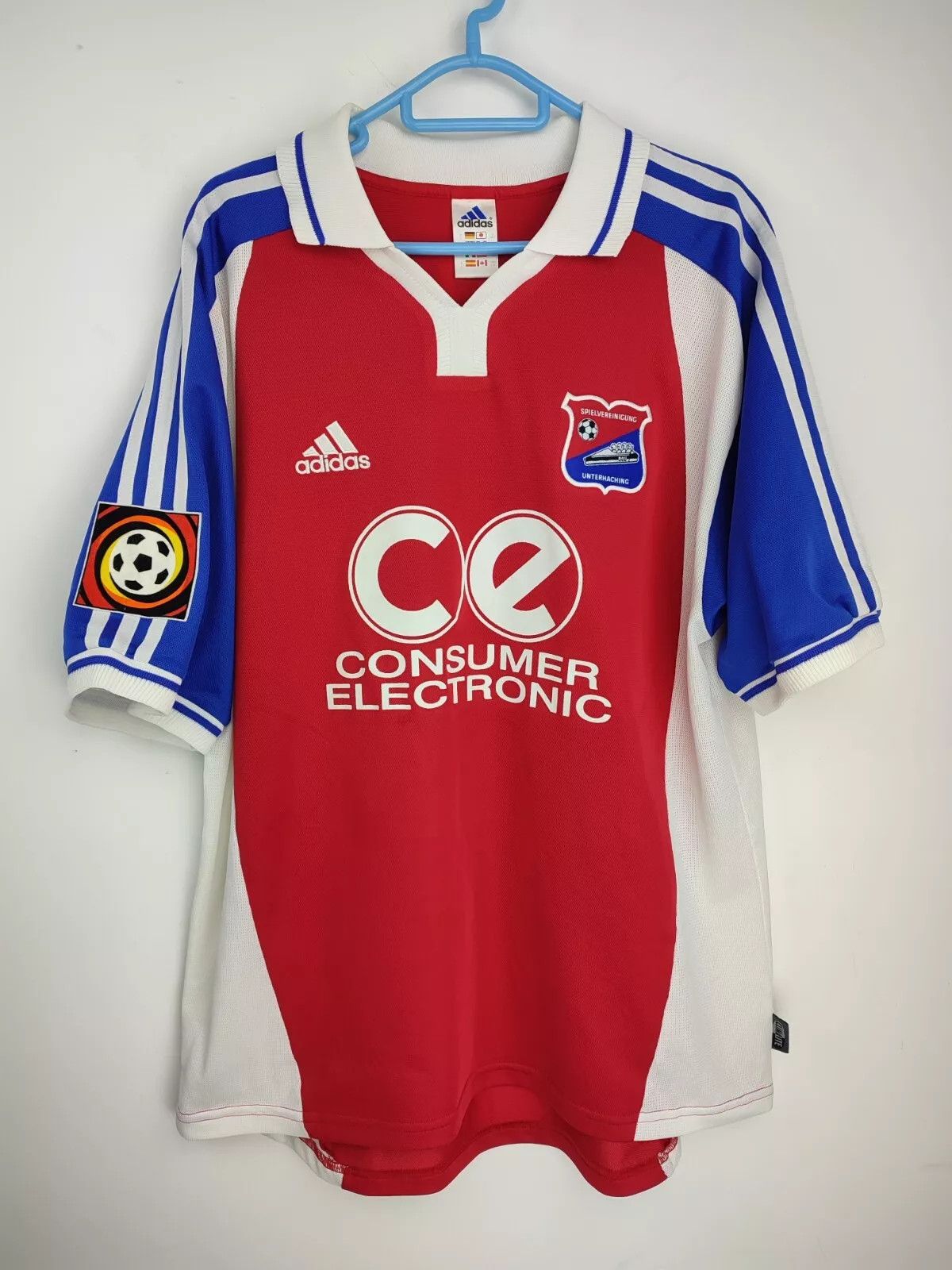 Vintage Vintage Spvgg Unterhaching home 2000-02 #8 LEXA FOOTBALL Size US L / EU 52-54 / 3 - 17 Thumbnail