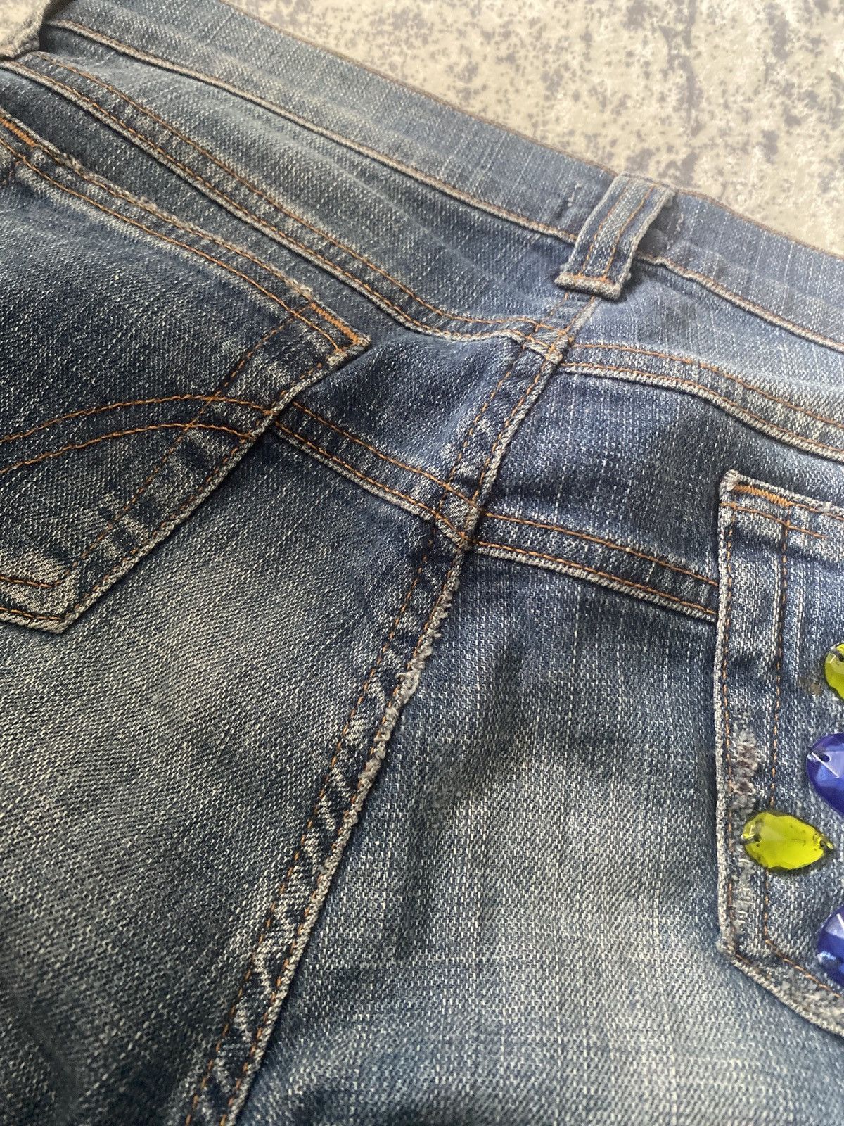 Dolce & Gabbana Vintage dolce & gabbana luxury jeans with colour stones Size 28" / US 6 / IT 42 - 14 Thumbnail