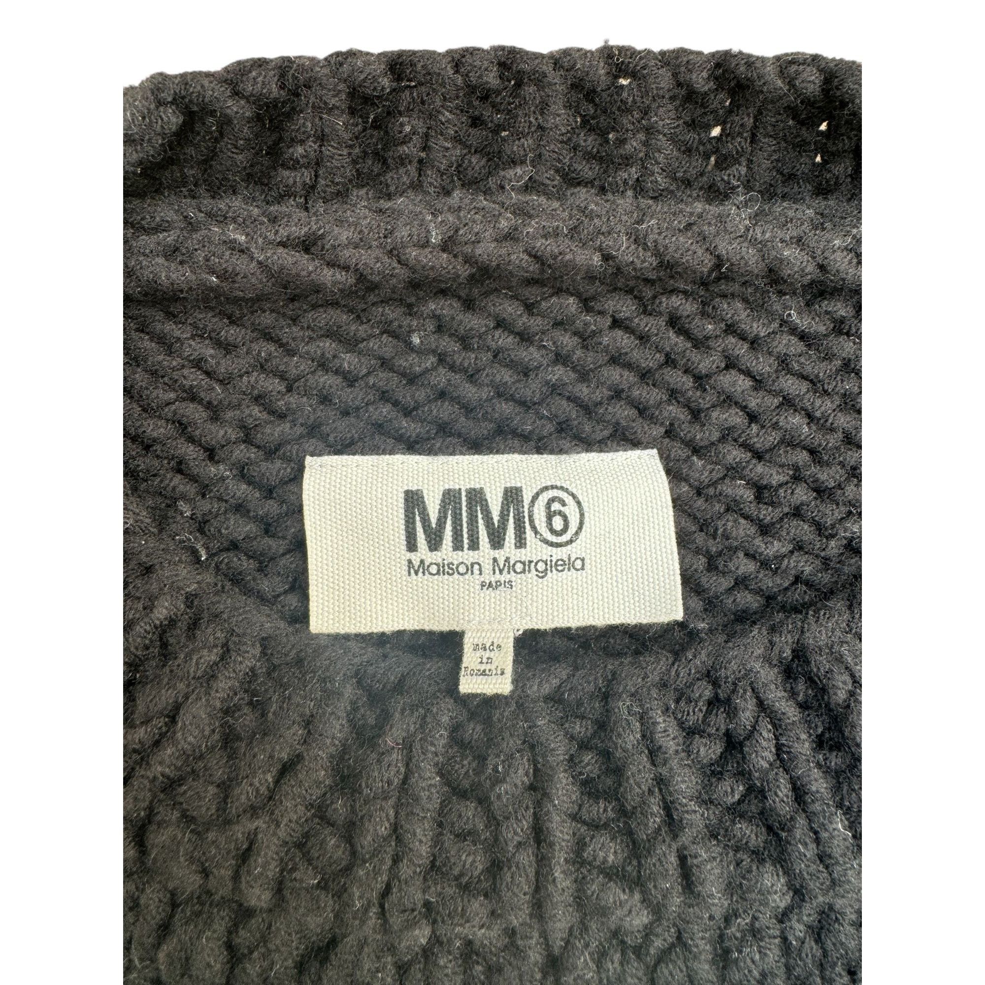 Maison Margiela FW 2017 Oversized Black Floral Heavy Knit Size M / US 6-8 / IT 42-44 - 3 Thumbnail