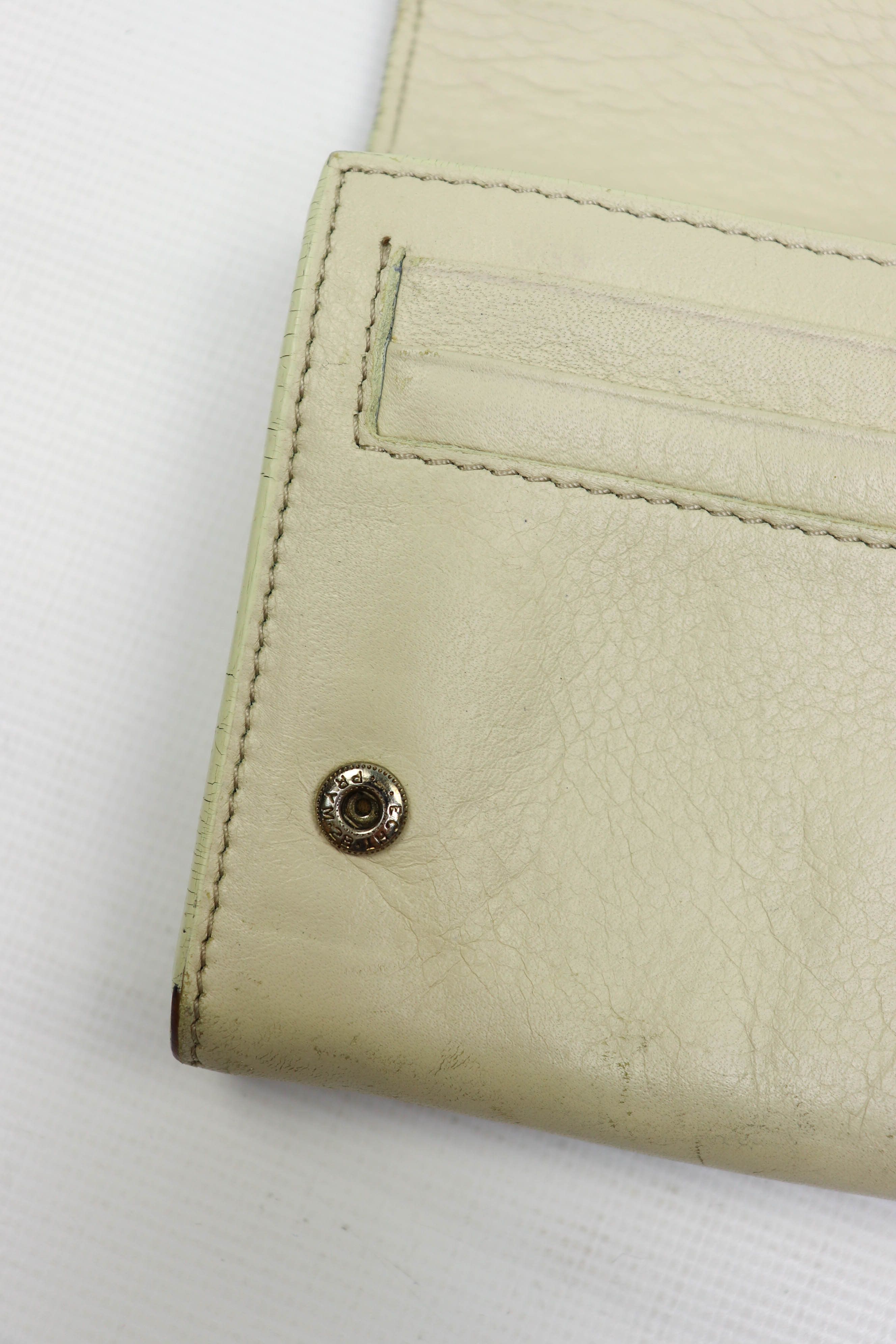 Mulberry Mulberry England WU1 Cream White Real Leather Wallet Size ONE SIZE - 9 Thumbnail