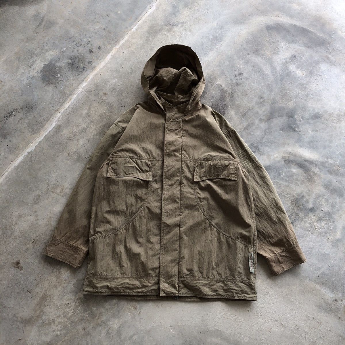 80s Issey Hai Sporting Gear Hooded Coat