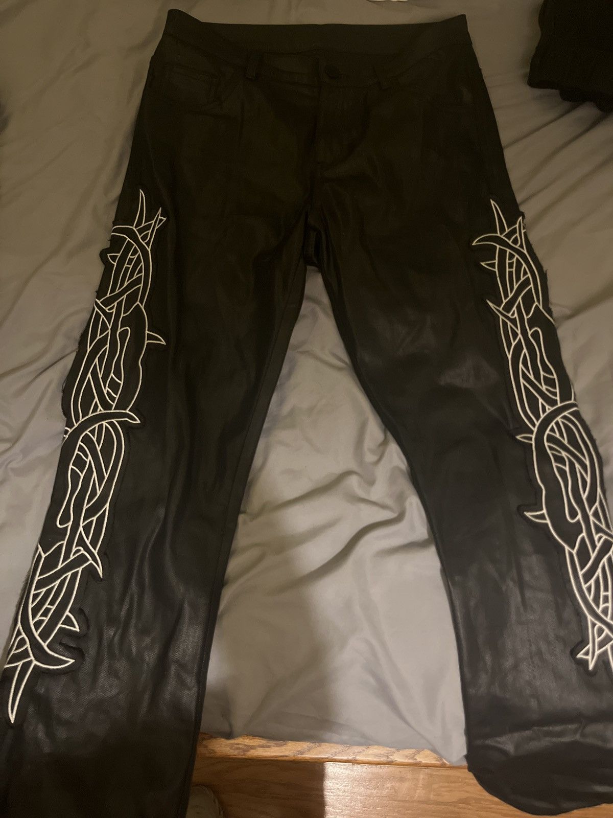 image of Jp The Goon Leather Pants in Black, Men's (Size 30)