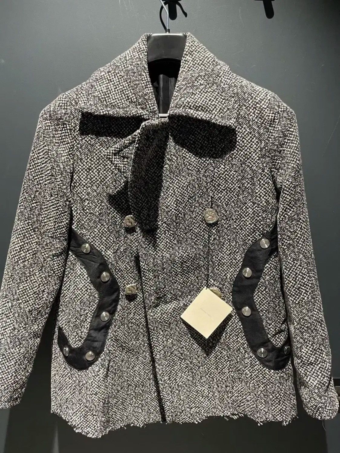 ジャケット・アウター Namacheko AW18 Shetland Wool Peacoat Namacheko AW18 Shetland Wool Peacoat