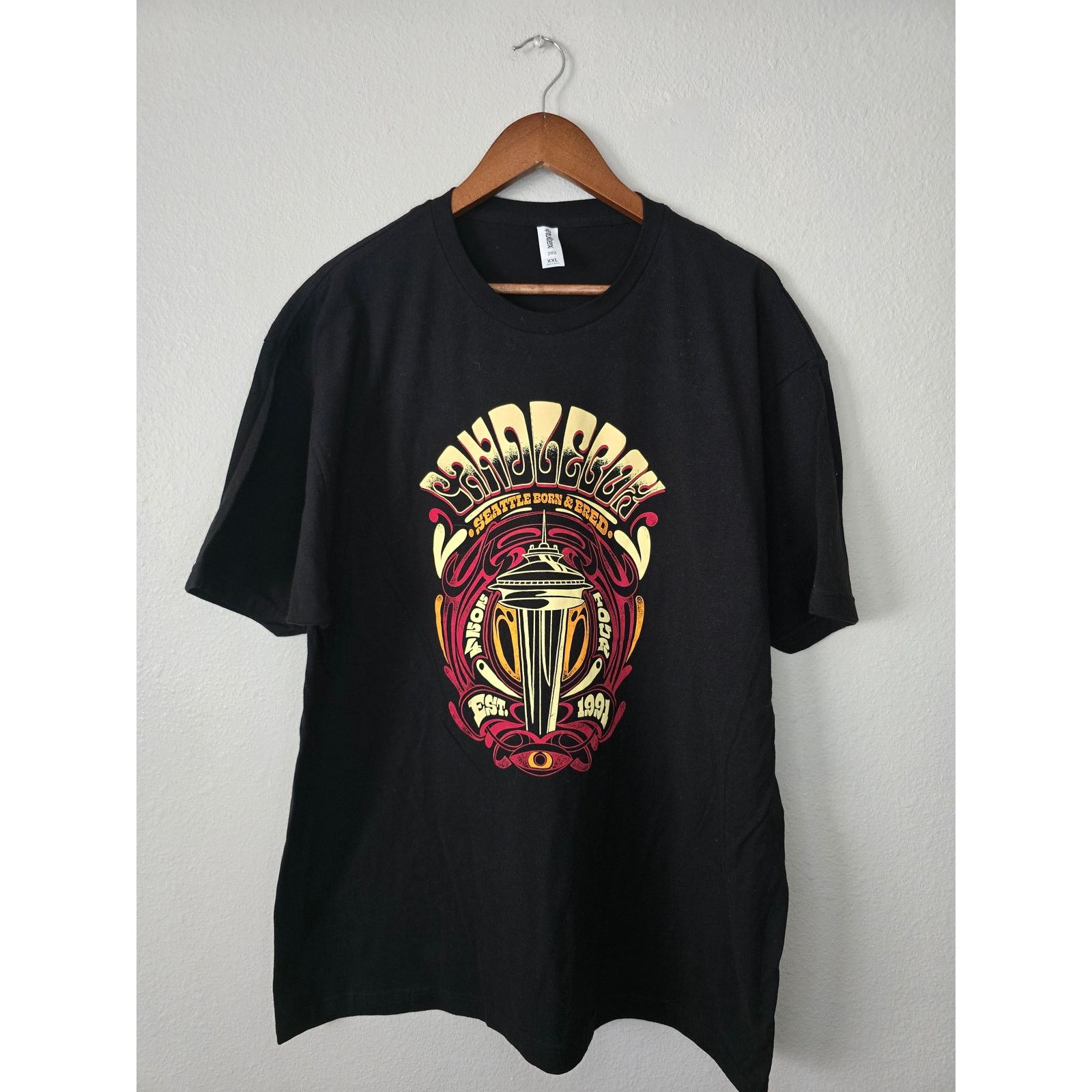 Tultex Candlebox Concert Black 2XL Seattle Rock Band Grunge Tee Size US XXL / EU 58 / 5 - 1 Thumbnail