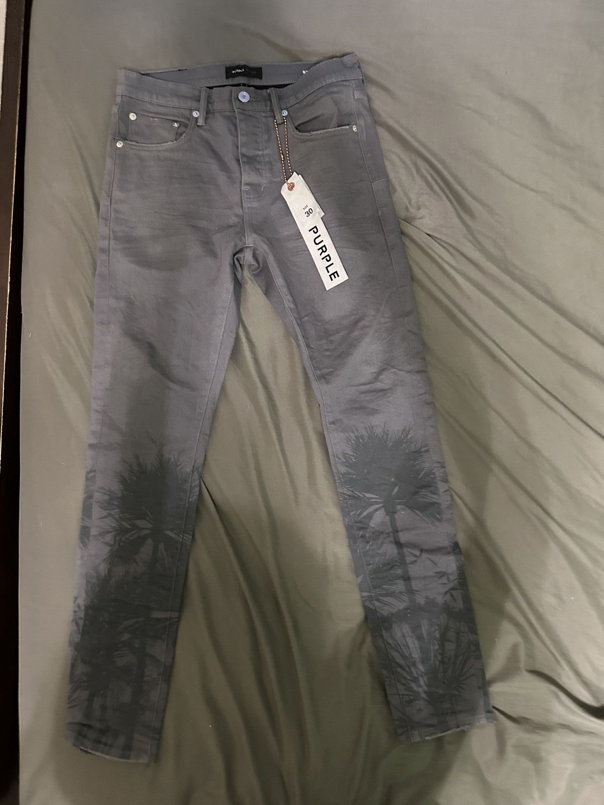 Image of Dandelion Palms Charcoal Jeans in Grey, Men's (Size 30)