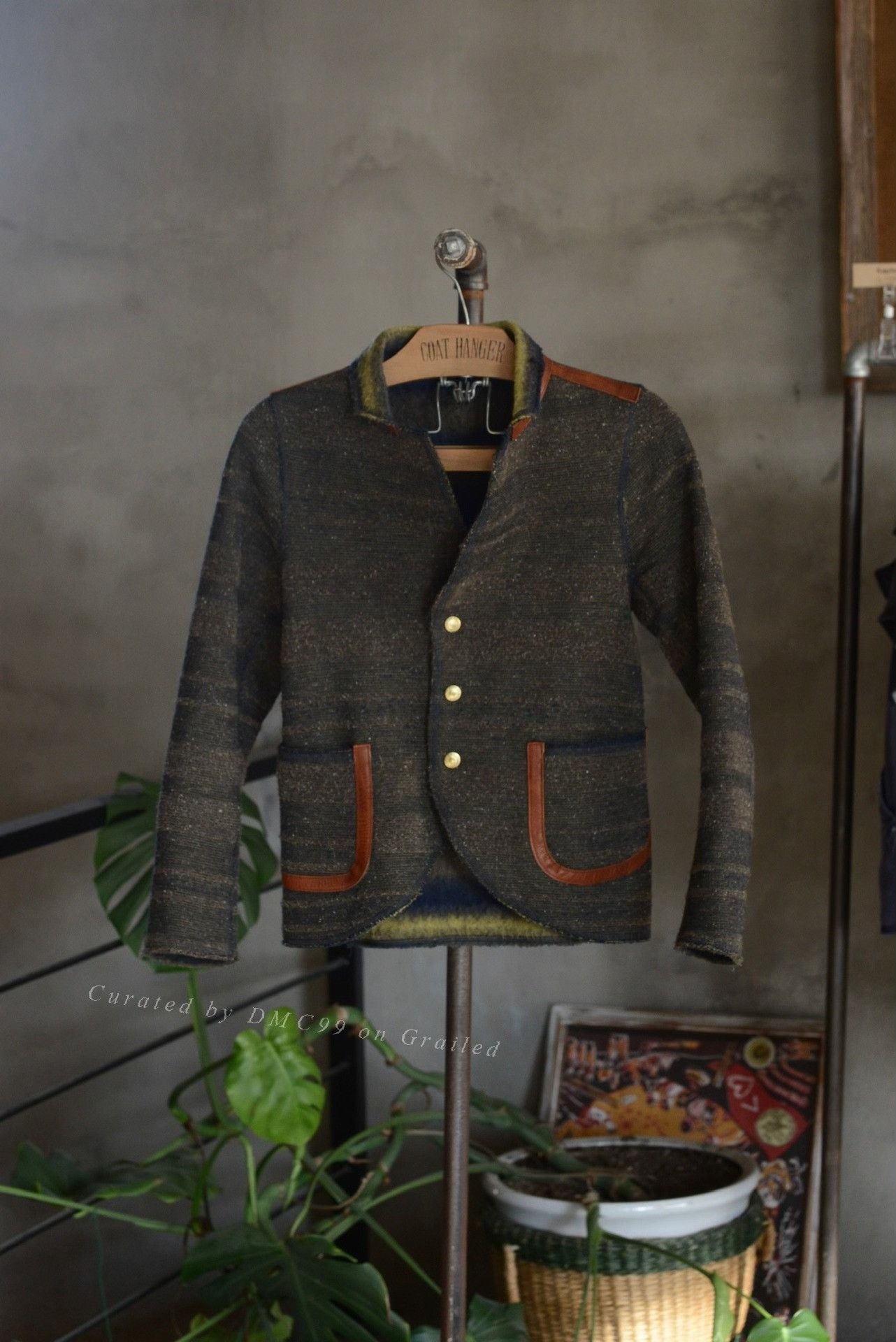 Kapital Kapital Leather Patch Button Hunting Jacket Size XS / US 0-2 / IT 36-38 - 1 Thumbnail