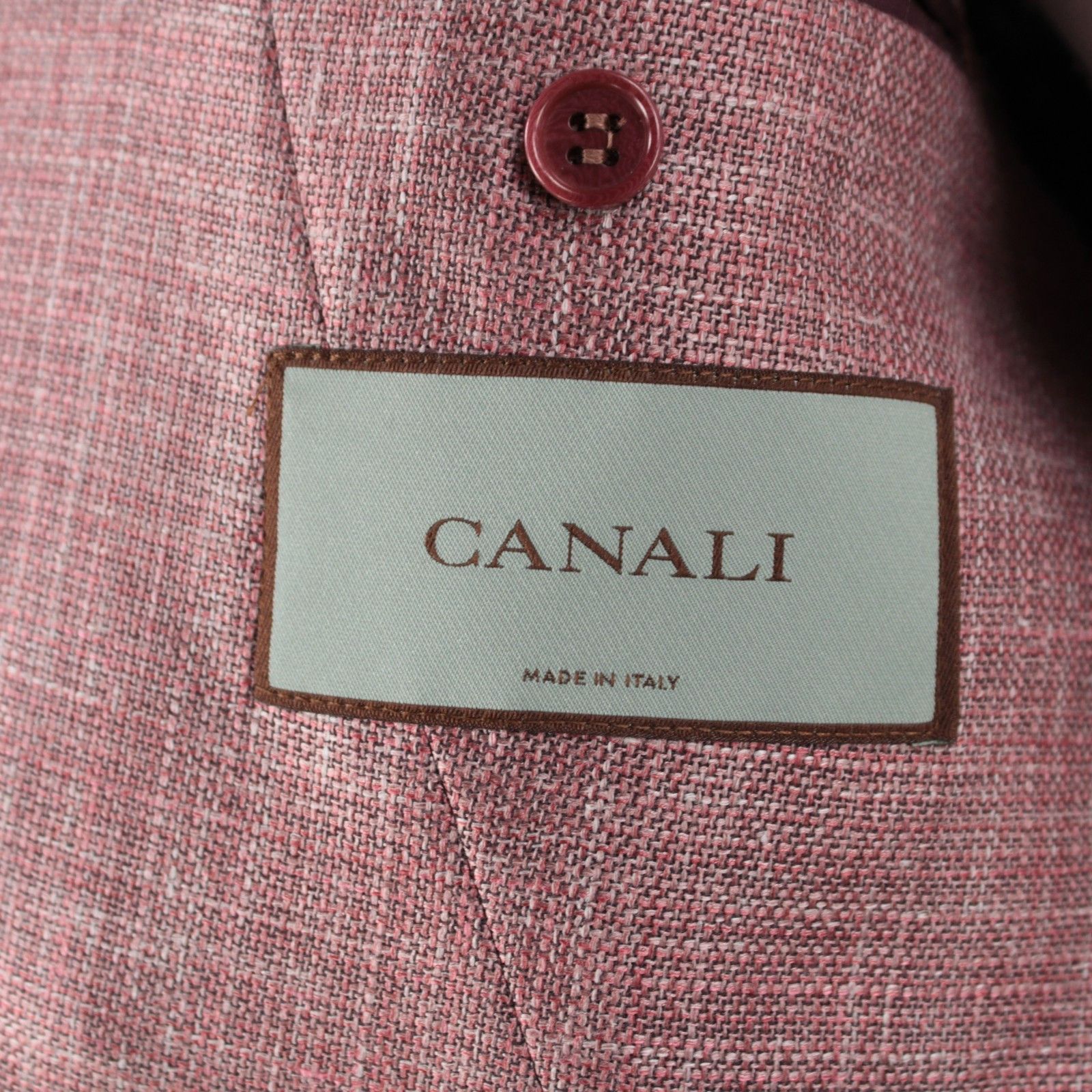 Canali Canali Sport Coat Size 44 Short US in Pink Size 44R - 7 Thumbnail