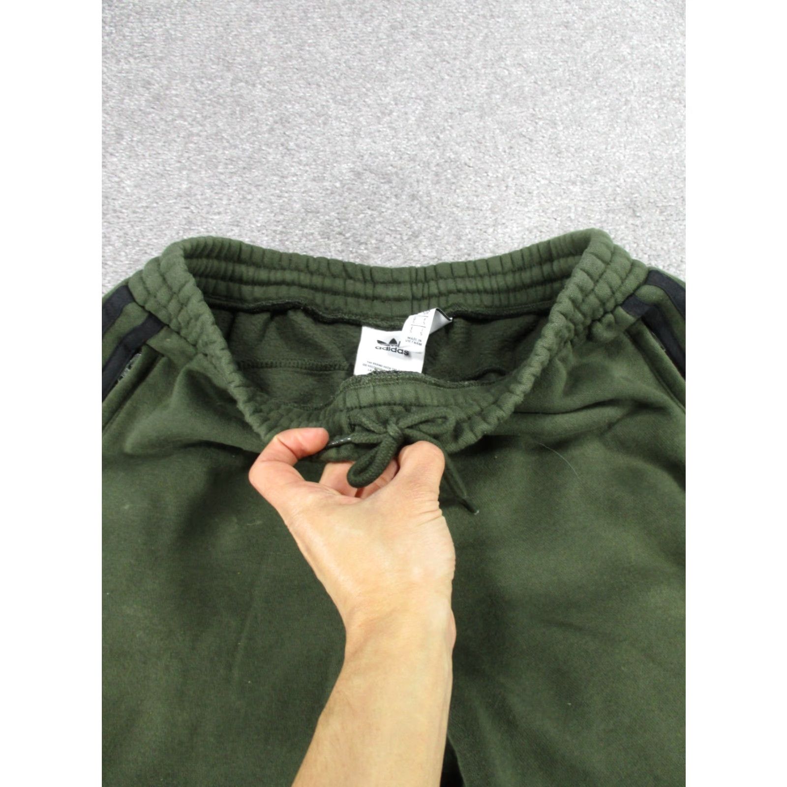 Adidas Adidas Zx Sweat Joggers Mens Small Green Fleece Lined Sports Jogger Gym & Training Pants S Green Mens Size US S / EU 44-46 / 1 - 5 Thumbnail