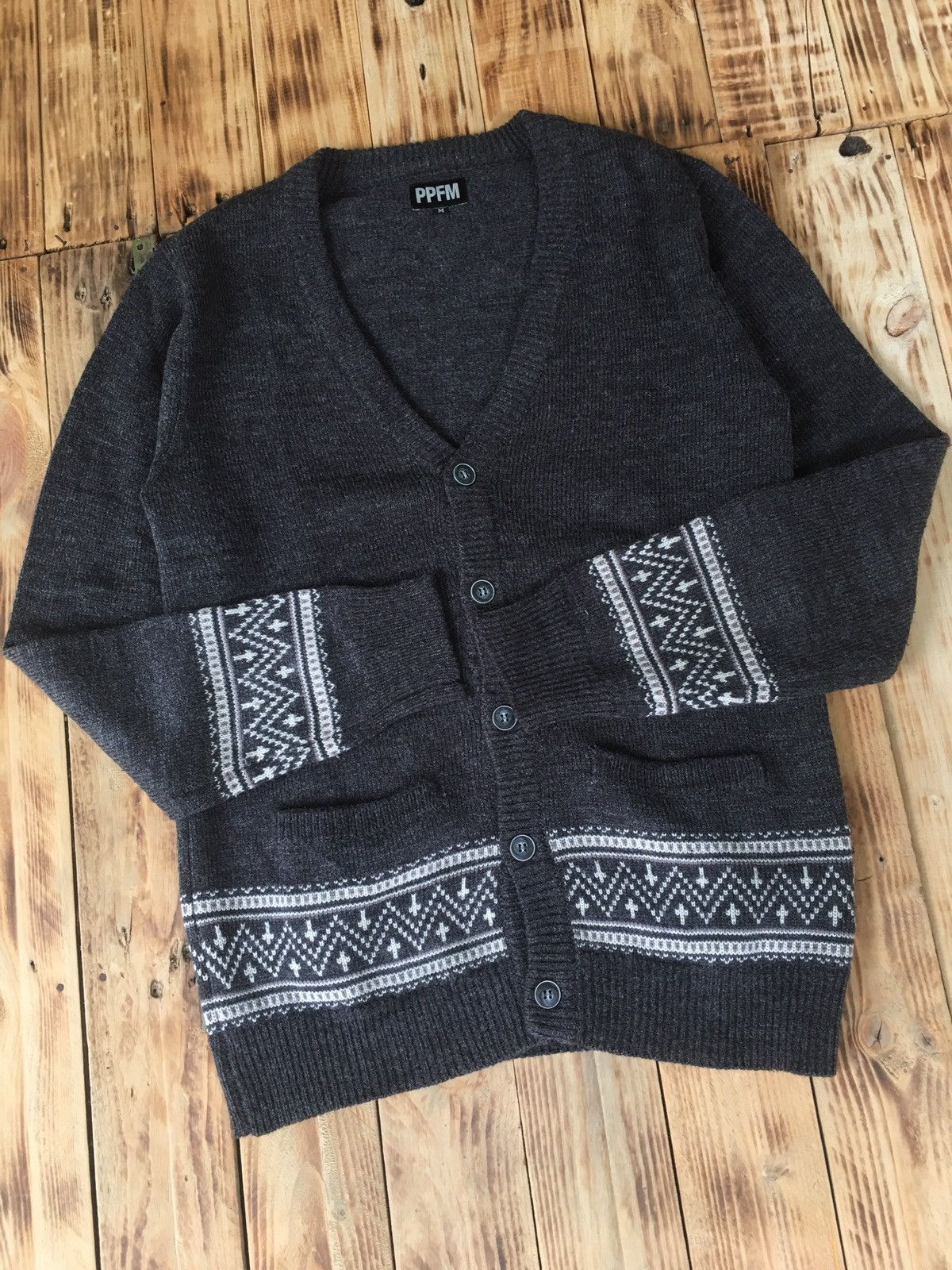 Comme des Garcons × PPFM × Yohji Yamamoto PPFM cardigan knitwear Size US M / EU 48-50 / 2 - 2 Thumbnail