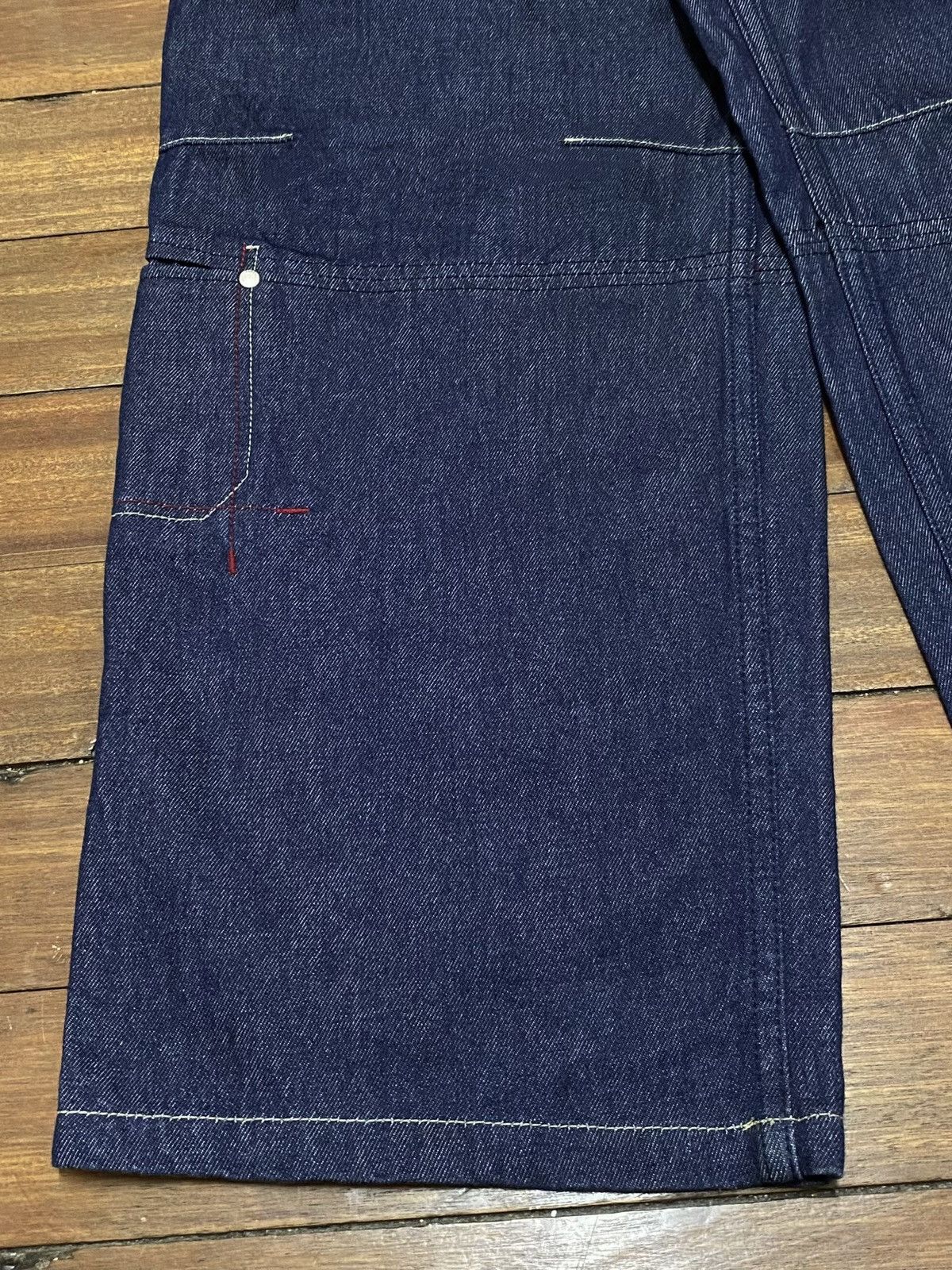 Vintage Rare Vintage Transfer Skater Rapper Baggy Cargo Jeans 1990s Size US 33 - 5 Thumbnail
