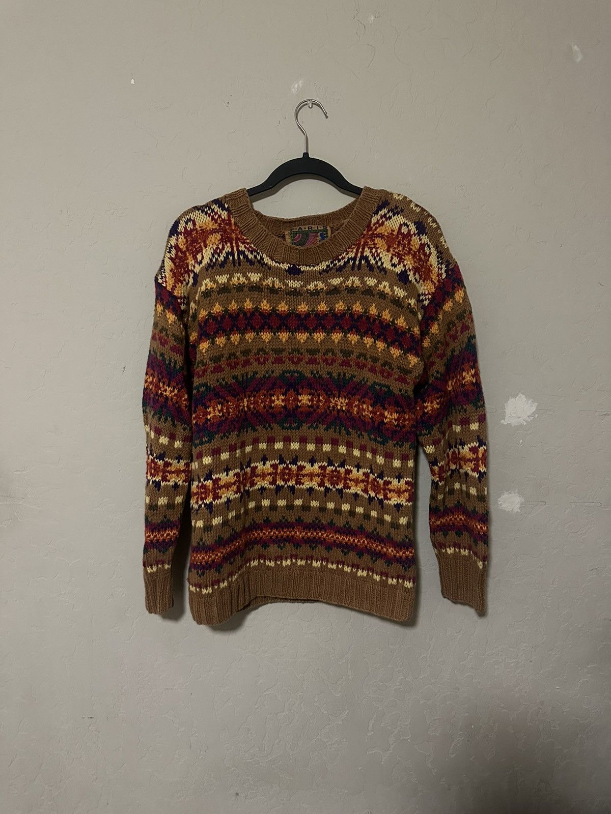 Vintage Vintage Paris Sports Club Knitwear Sweater Size US M / EU 48-50 / 2 - 1 Thumbnail