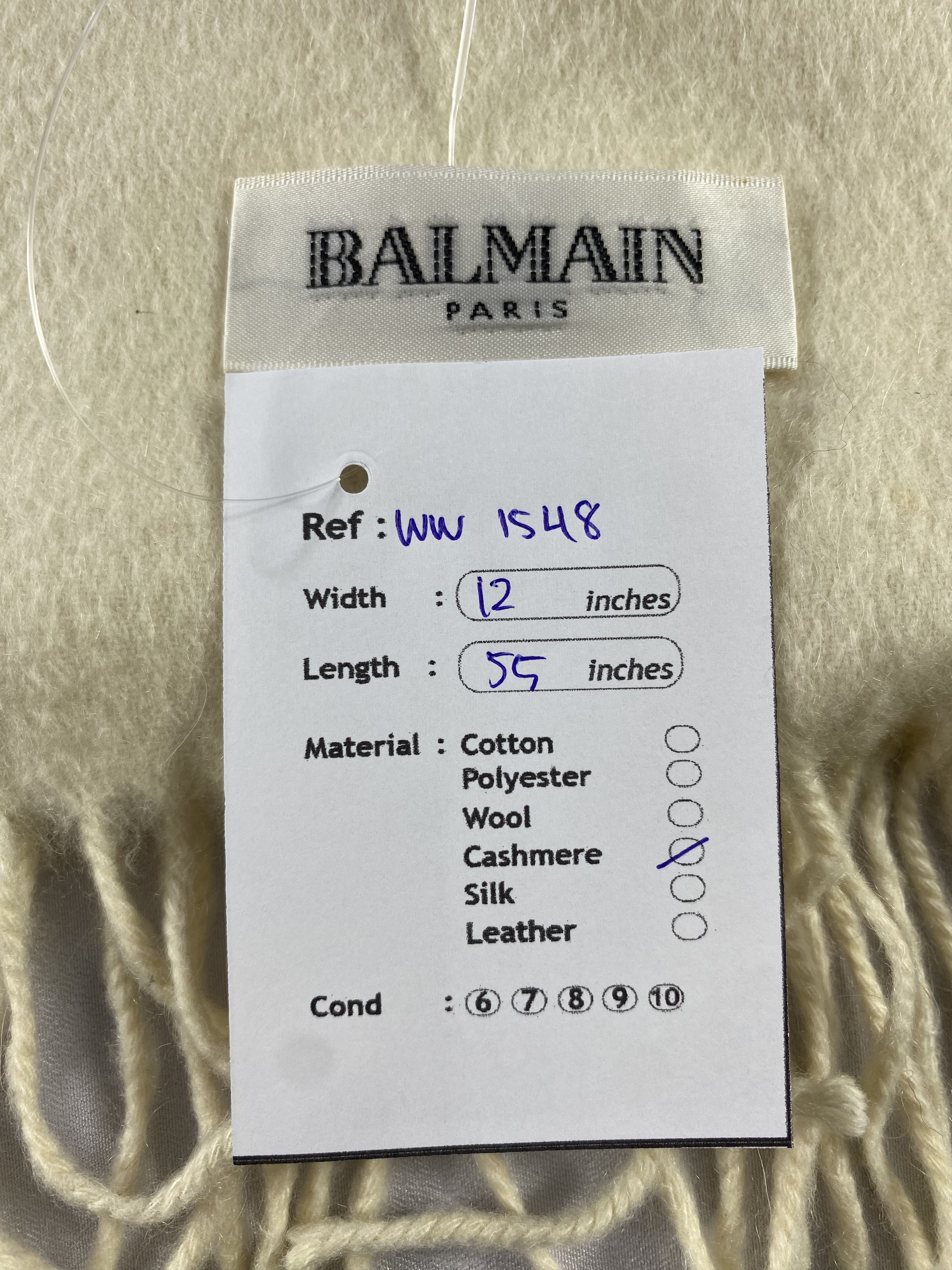 Balmain × Vintage Balmain Scarf / Muffler / Neckwear Size ONE SIZE - 5 Thumbnail