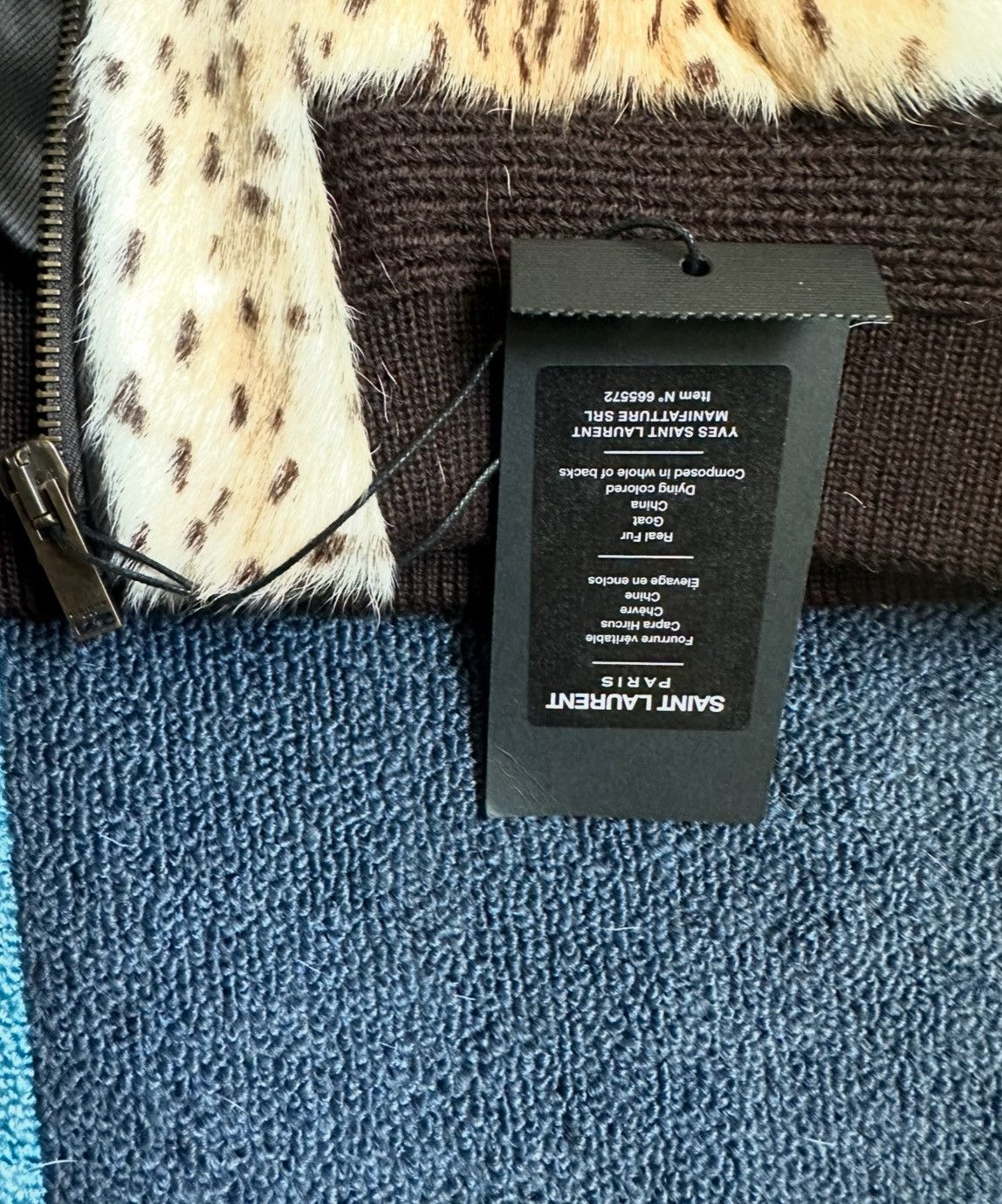 Saint Laurent Paris Saint Laurent Paris 21AW Leopard Real Fur Blouson, Size 50 Size US M / EU 48-50 / 2 - 6 Thumbnail