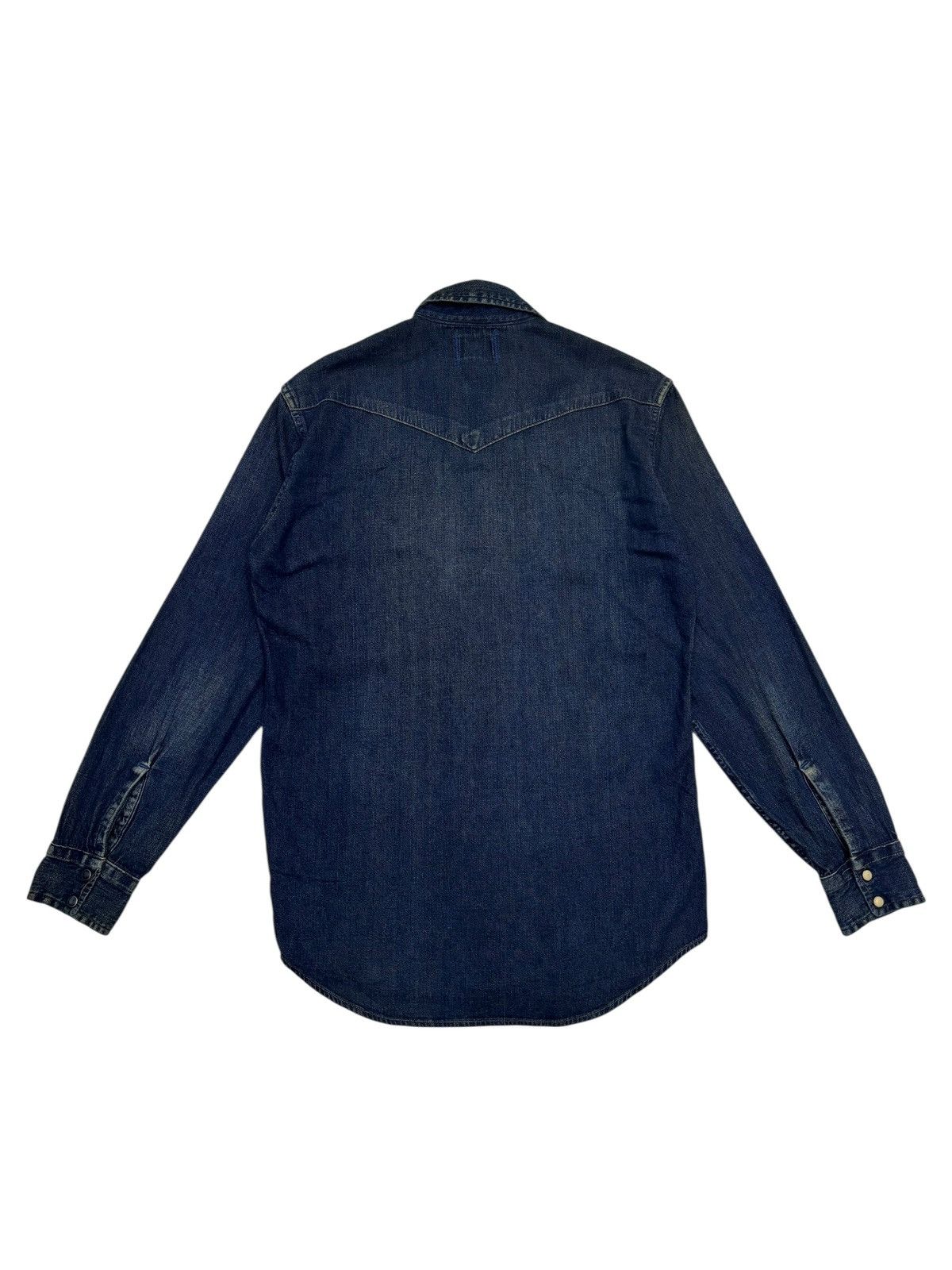 Kapital BLUE BLUE JAPAN WESTERN DENIM SHIRT Size US M / EU 48-50 / 2 - 13 Thumbnail