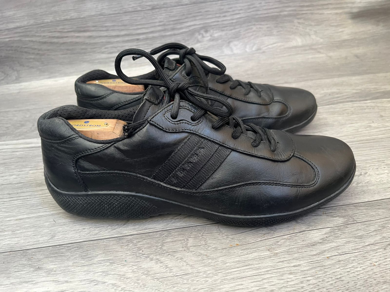 Prada Prada American Cup Black Low-Top Sneakers Sz 8.5 UK Size US 9.5 / EU 42-43 - 6 Thumbnail